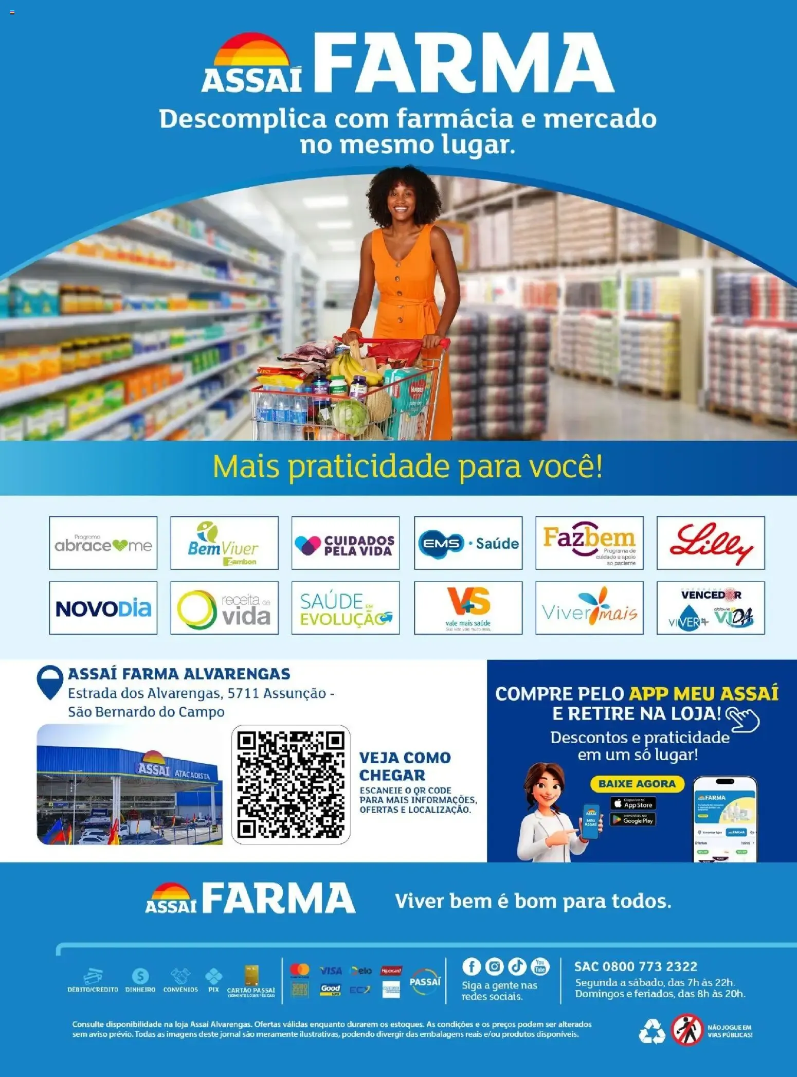 Encarte de Assaí Farma - Grandes Ofertas de Inauguração Loja Assaí Alvarengas 1 de outubro até 31 de outubro 2026 - Pagina 8