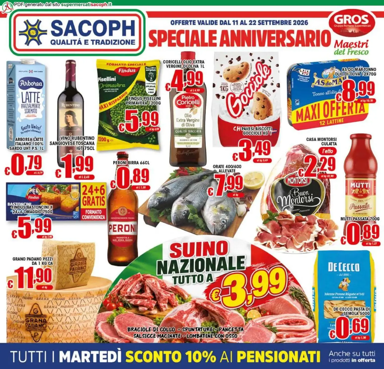 Sacoph Speciale Anniversario da 11 settembre a 22 settembre di 2026 - Pagina del volantino 1