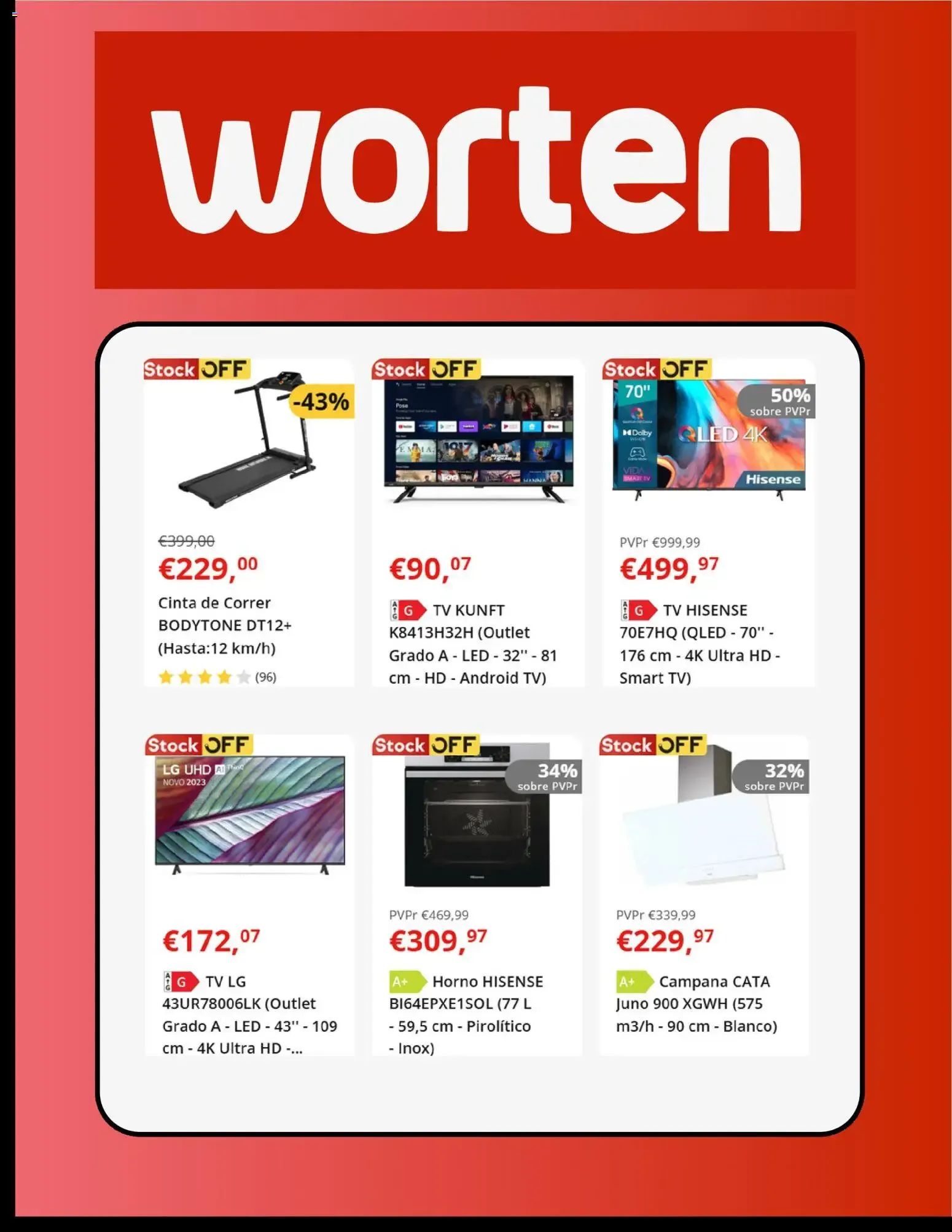 Catálogo de Worten Stock OFF: Hasta -50% en Electrodomésticos 9 de junio al 15 de junio 2026 - Página 2