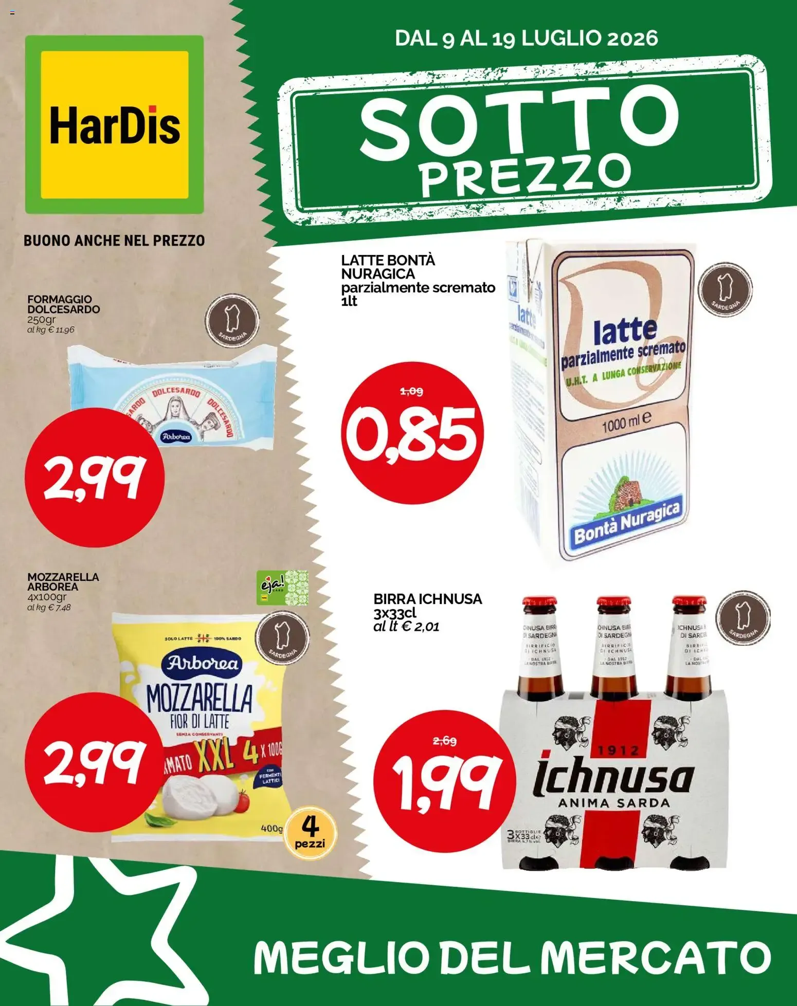 HarDis volantino dal 09/07/2026 - online Offerte da 9 luglio a 19 luglio di 2026 - Pagina del volantino 1