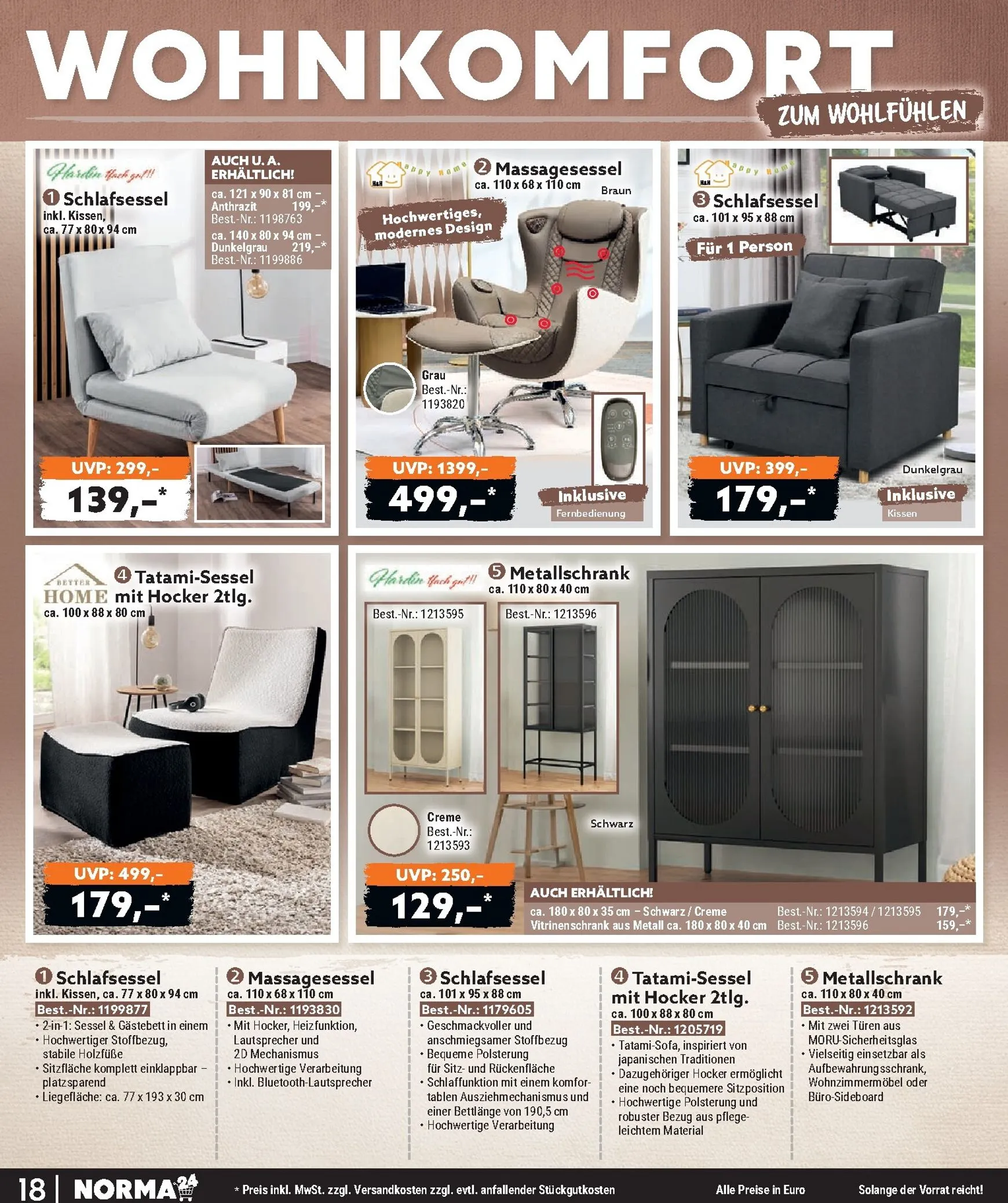 Norma - Bestellmagazin Prospekt – von Montag 01.06.2026 bis Dienstag 30.06.2026 von 1. Juni bis 30. Juni 2026 - Prospekt seite 18
