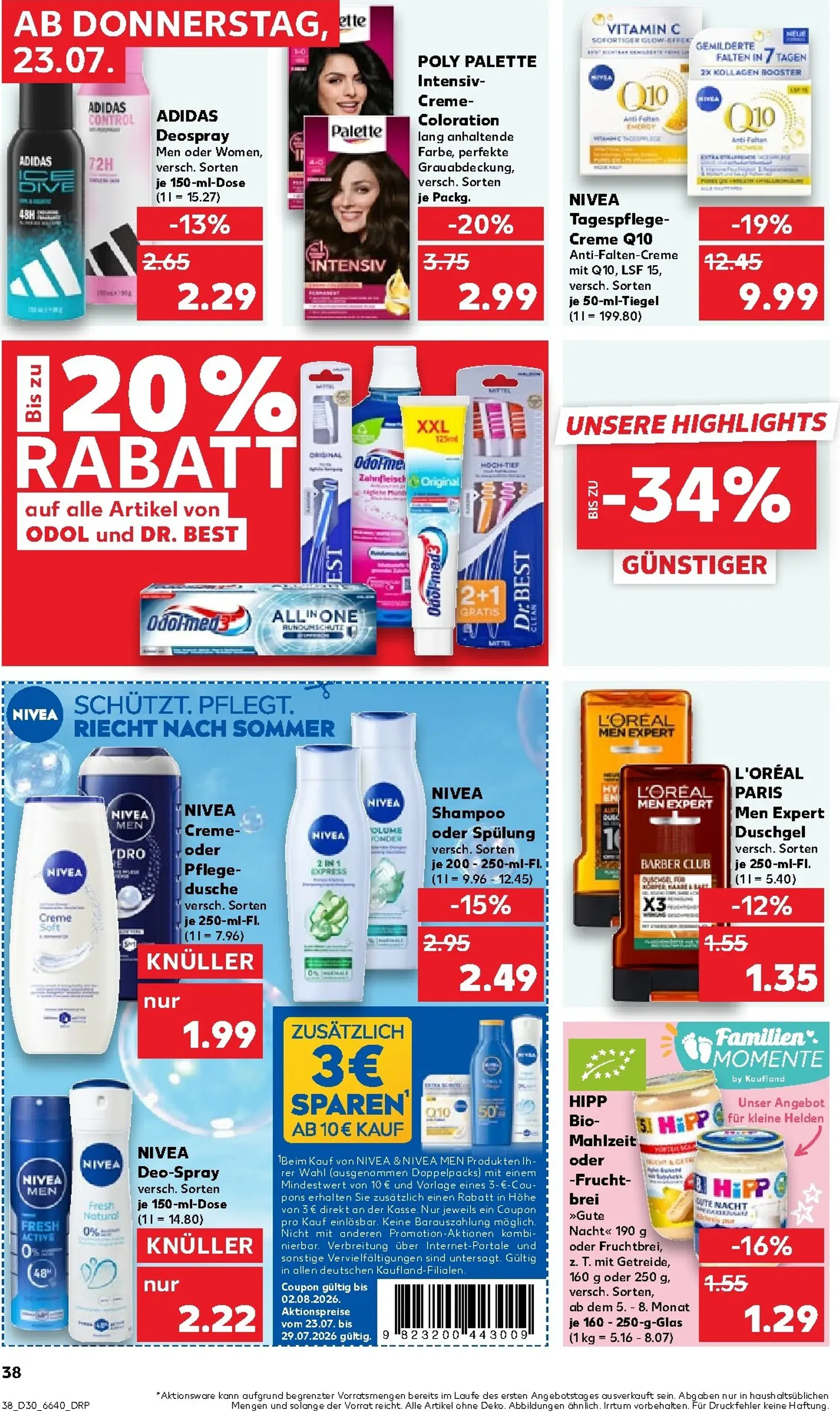 Kaufland Prospekt nächste Woche – von Donnerstag 23.07.2026 bis Mittwoch 29.07.2026 von 23. Juli bis 29. Juli 2026 - Prospekt seite 39
