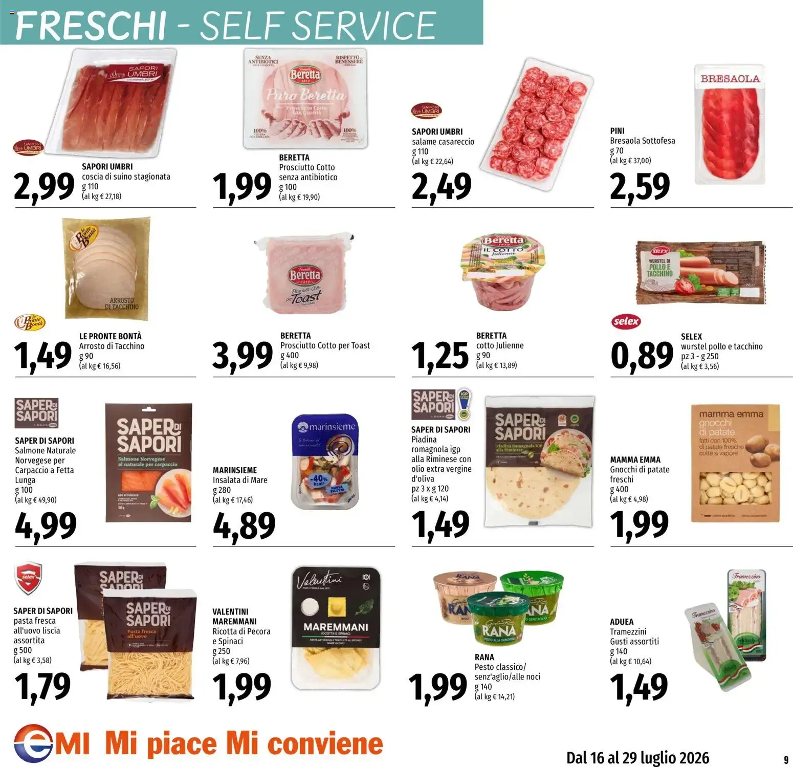 EMI volantino dal 16/07/2026 - online Offerte da 16 luglio a 29 luglio di 2026 - Pagina del volantino 9