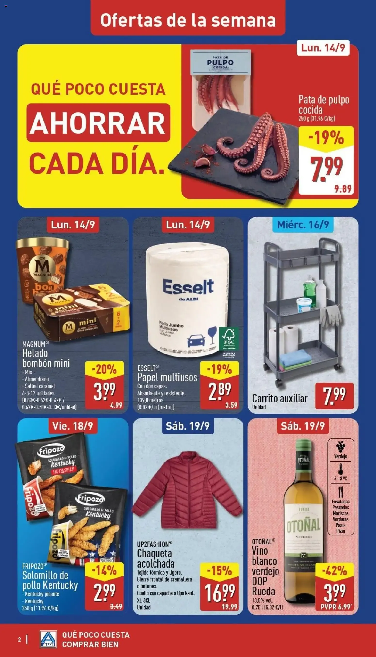 Catálogo de Aldi folleto Península del 14/09/2026 | Catálogo 14 de septiembre al 20 de septiembre 2026 - Página 2
