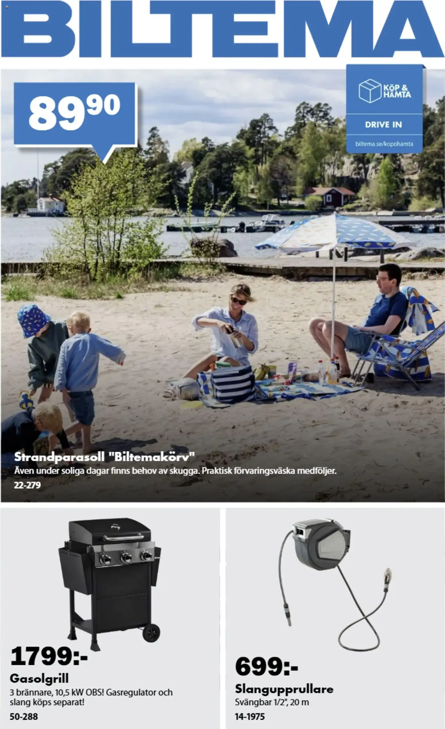 Biltema erbjudanden från 01/06/2026 - 30/06/2026 > Reklamblad nuvarande rabatter från 1 juni till 30 juni 2026 - Reklamblad sidor 1