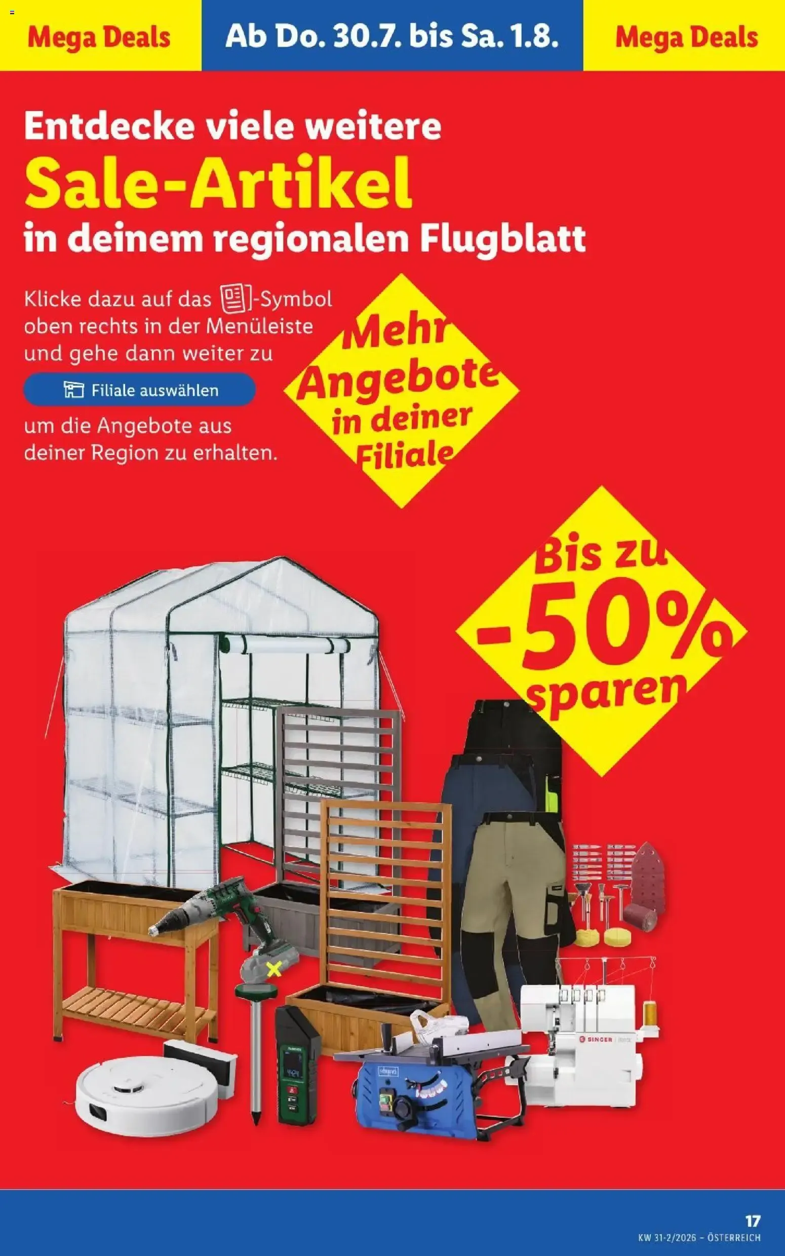 Lidl - Flugblatt del 30.07. al 01.08. von 30. Juli bis 1. August 2026 - Flugblätt seite 21