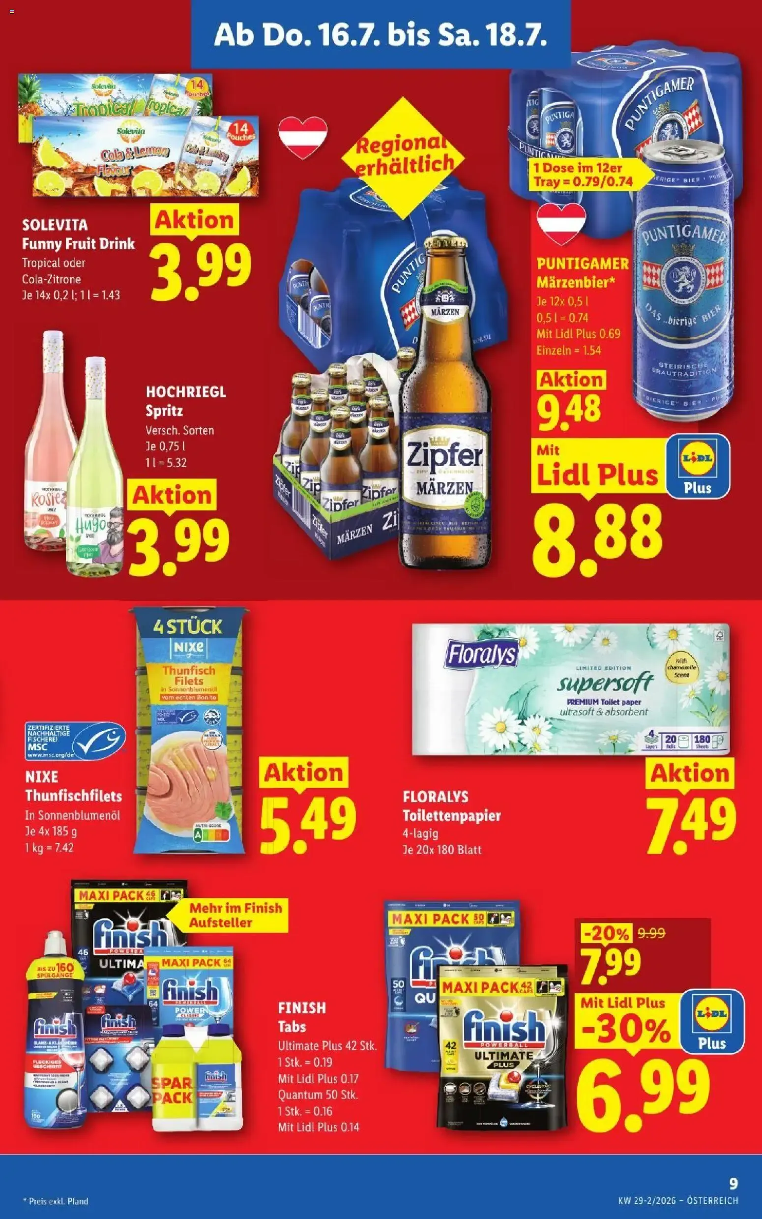 Lidl - Flugblatt ab 16.07.2026 - Angebote ab donnerstag von 16. Juli bis 18. Juli 2026 - Flugblätt seite 11