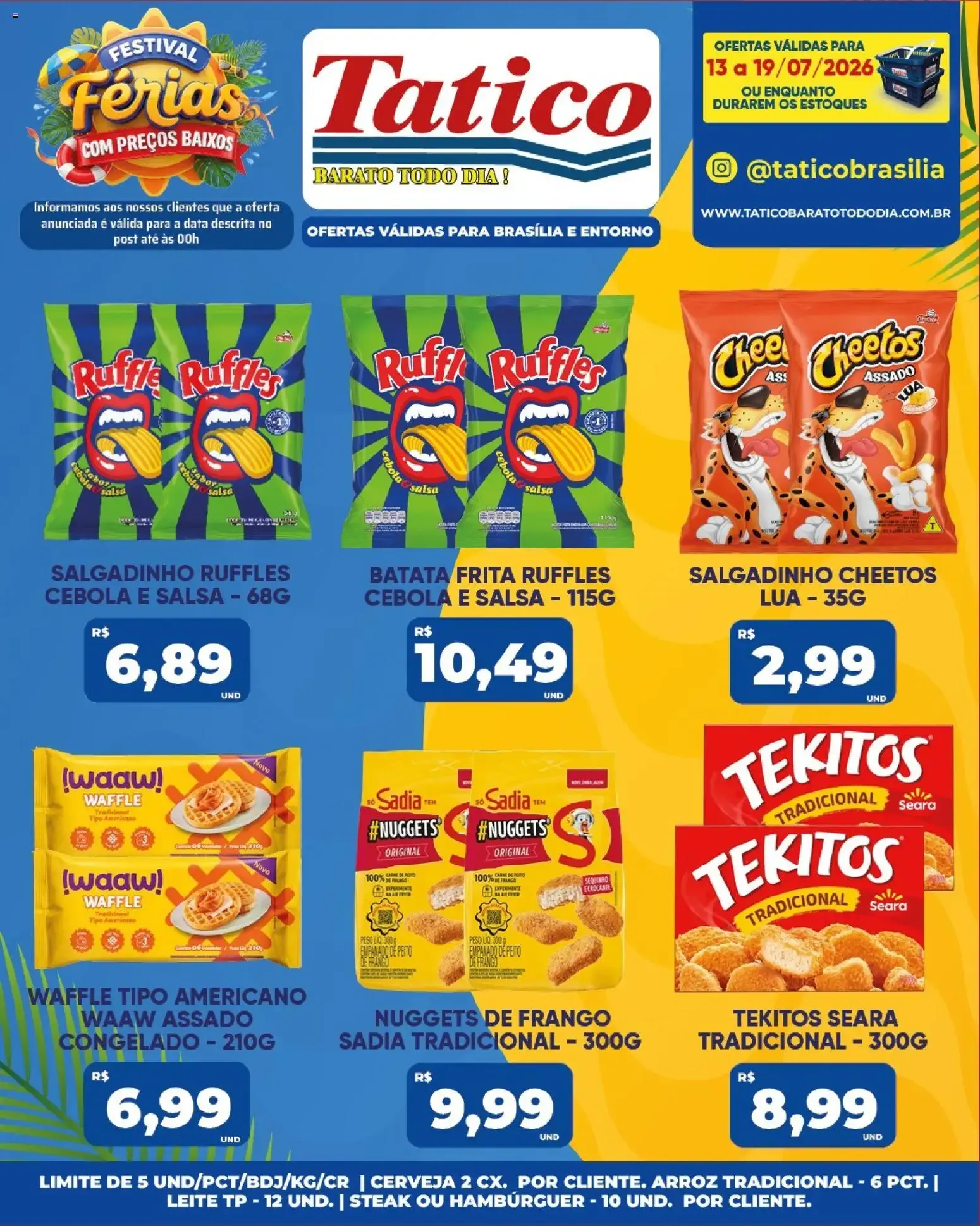 Encarte de Tatico ofertas Fim de Semana de 18/07/2026 | Promoções Online 18 de julho até 19 de julho 2026 - Pagina 57