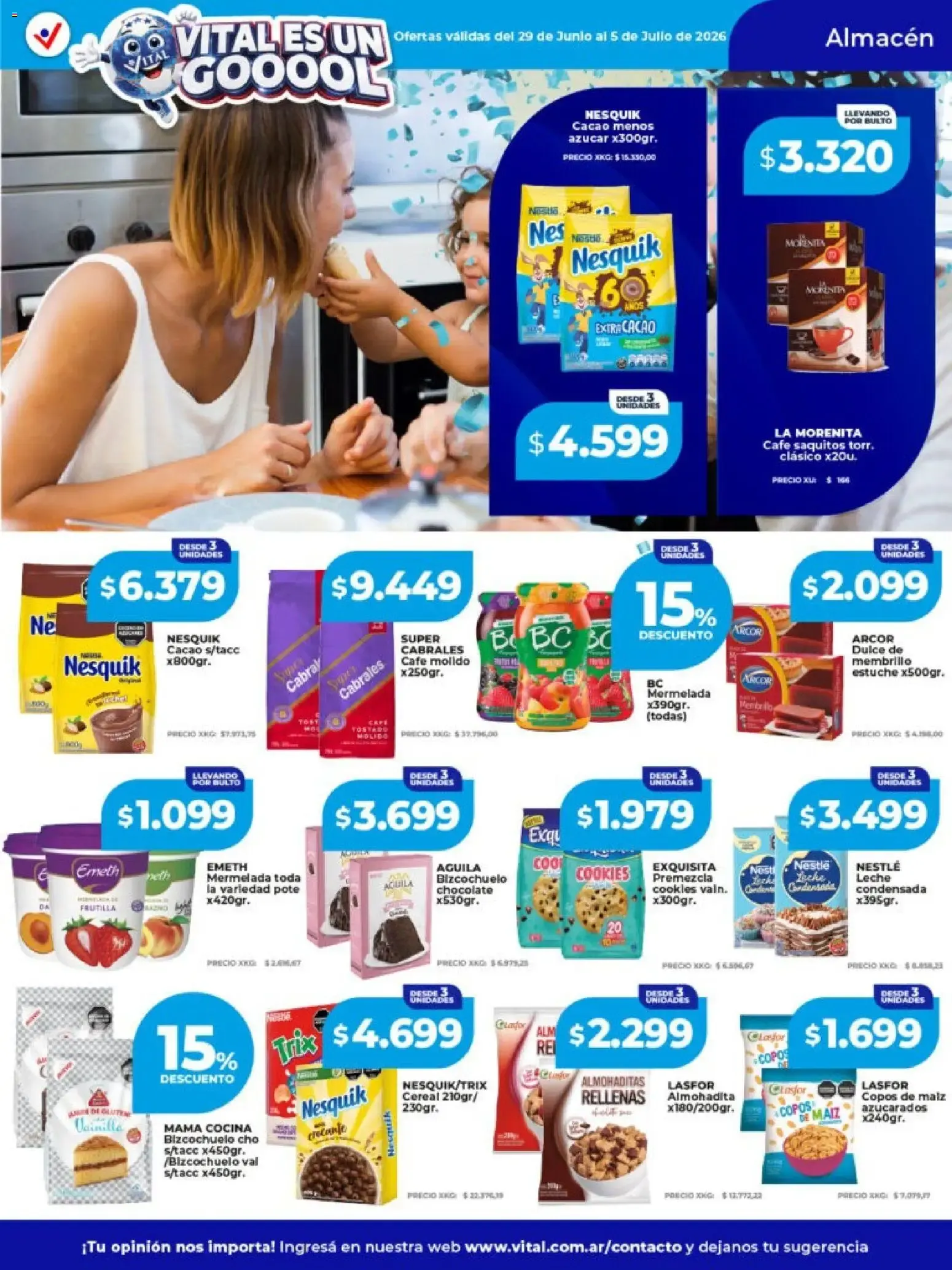 Ofertas de Vital - Ofertas || del 29/06/2026 - 05/07/2026 || Catálogo 29 de junio al 5 de julio 2026 - Página 15 del catálogo