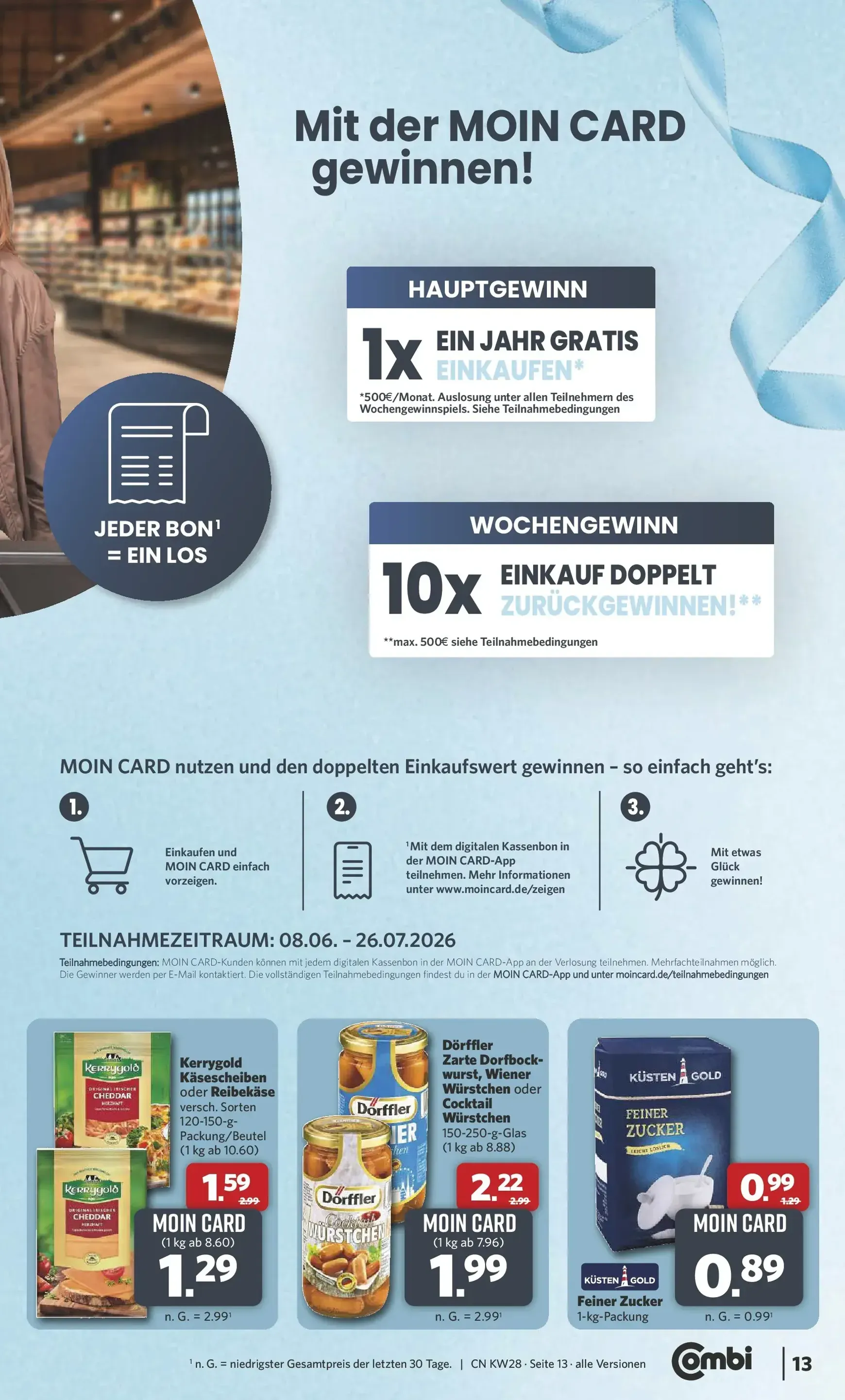 Combi Prospekt von 6. Juli bis 11. Juli 2026 - Prospekt seite 13