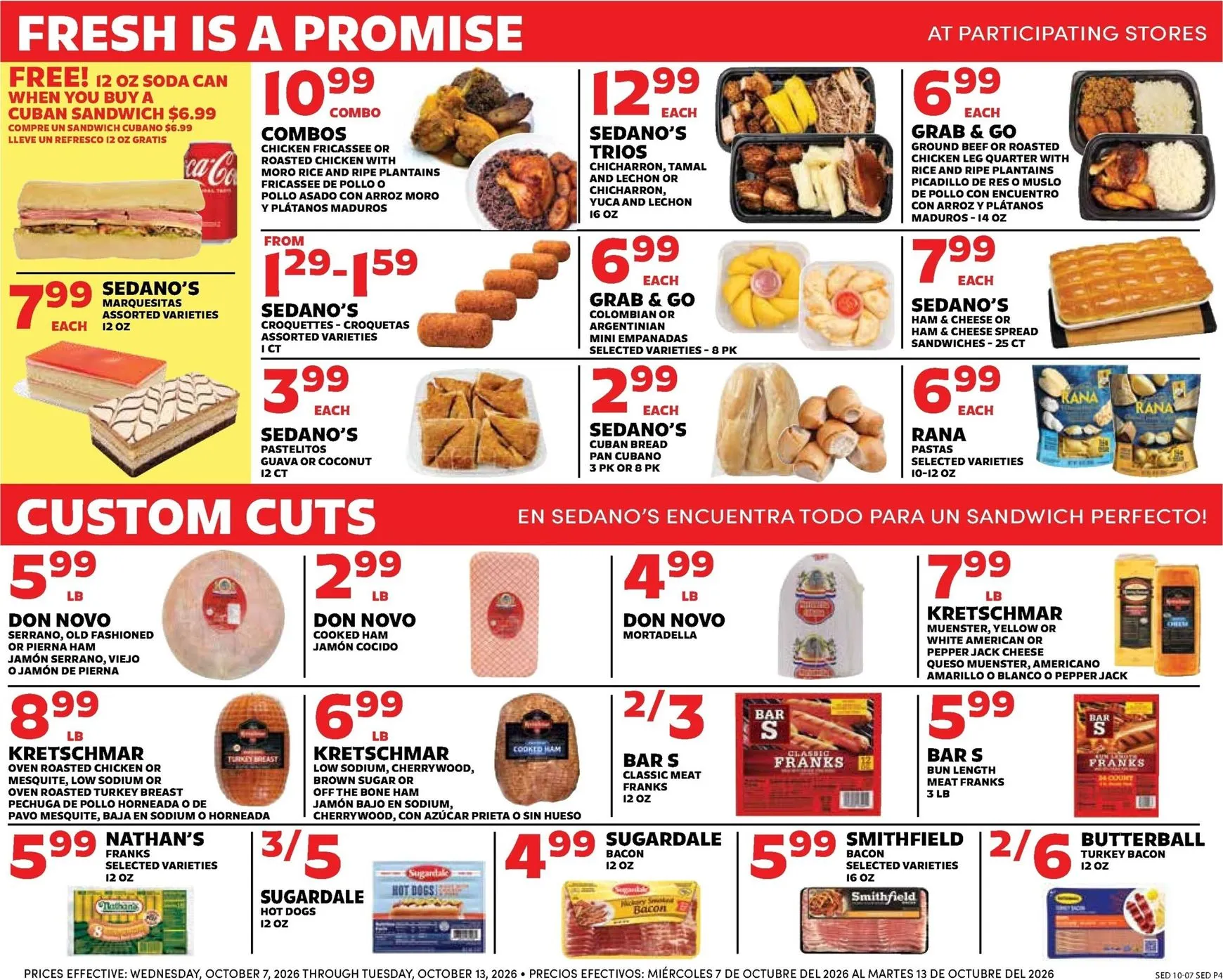 Weekly ad Current Sedano's leaflet valid from Wednesday 10/07/2026 to Tuesday 10/13/2026 from October 7 to October 13 2026 - Page 4