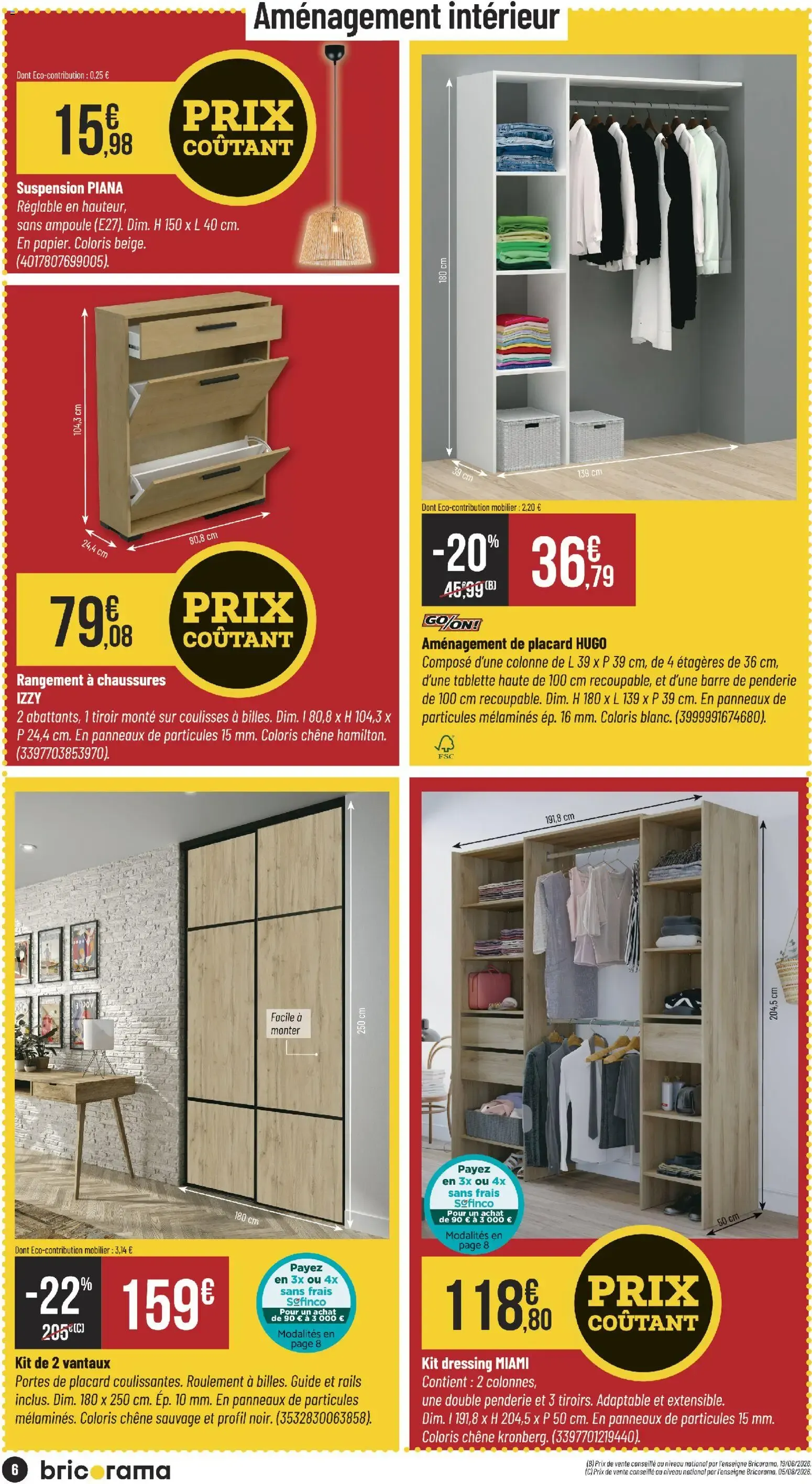 Bricorama catalogue à partir du 05/08/2026 - promo en ligne du 5 août au 16 août 2026 - Catalogue page 6