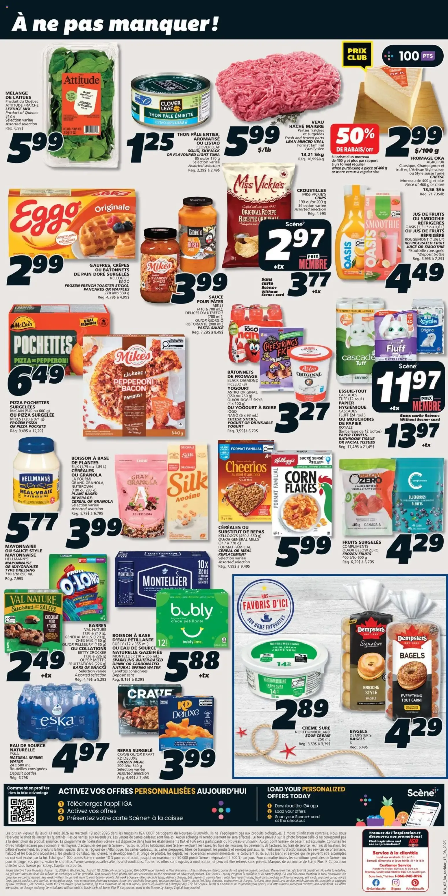 IGA weekly flyer / circulaire from Aug 13, 2026 > weekly specials & deals from August 13 to August 19 2026 - flyer page 2