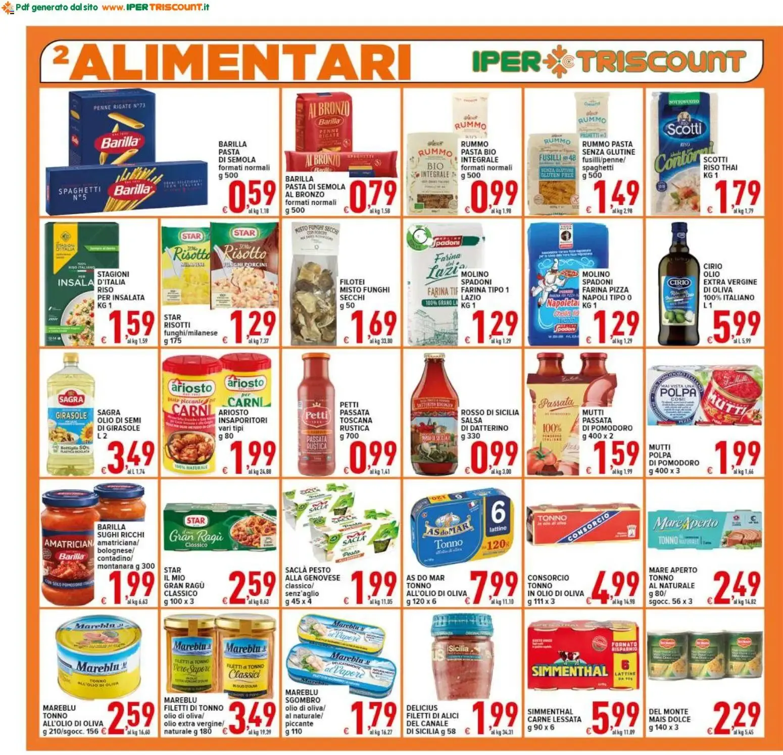 Ipertriscount volantino dal 10/06/2026 - online Offerte da 10 giugno a 18 giugno di 2026 - Pagina del volantino 2