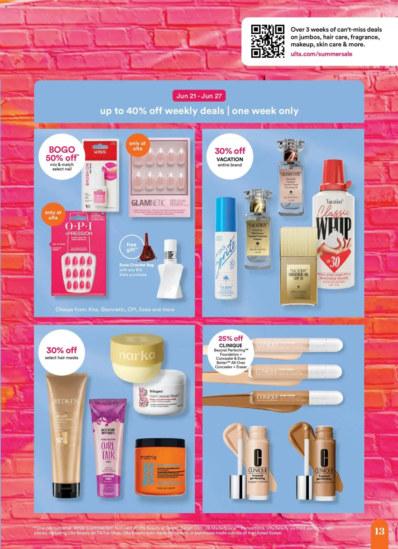 Weekly ad Ulta Beauty: Big Summer Beauty Sale from June 19 to July 11 2026 - Page 13