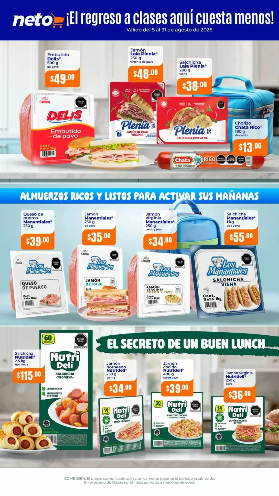 Catálogo de Neto - Back to School: Loncheras Llenas 5 de agosto al 31 de agosto 2026 - Pagina 2