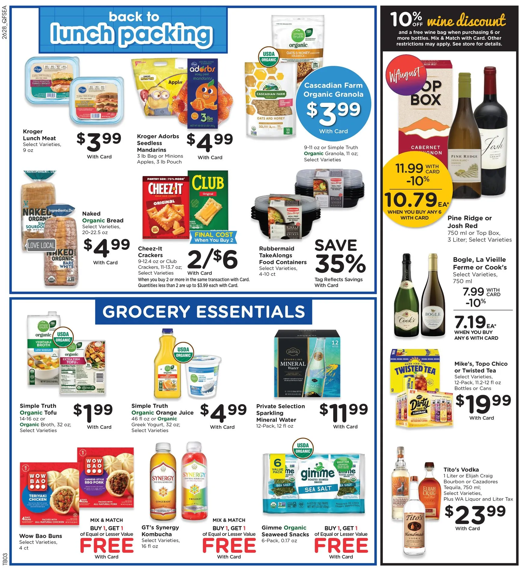 Weekly promotion Current QFC leaflet valid from Wednesday 08/12/2026 to Tuesday 08/18/2026 spanning from August 12 to August 18 2026 - Page 7 for Catalogue 365