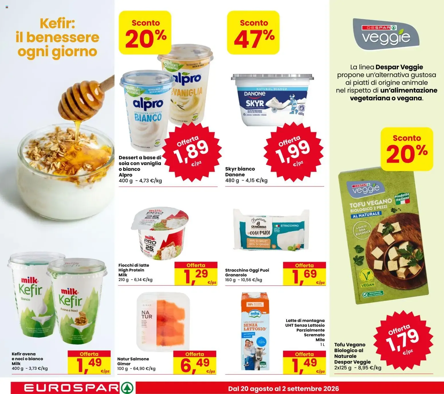 Eurospar: Il gusto del risparmio! da 20 agosto a 2 settembre di 2026 - Pagina del volantino 8