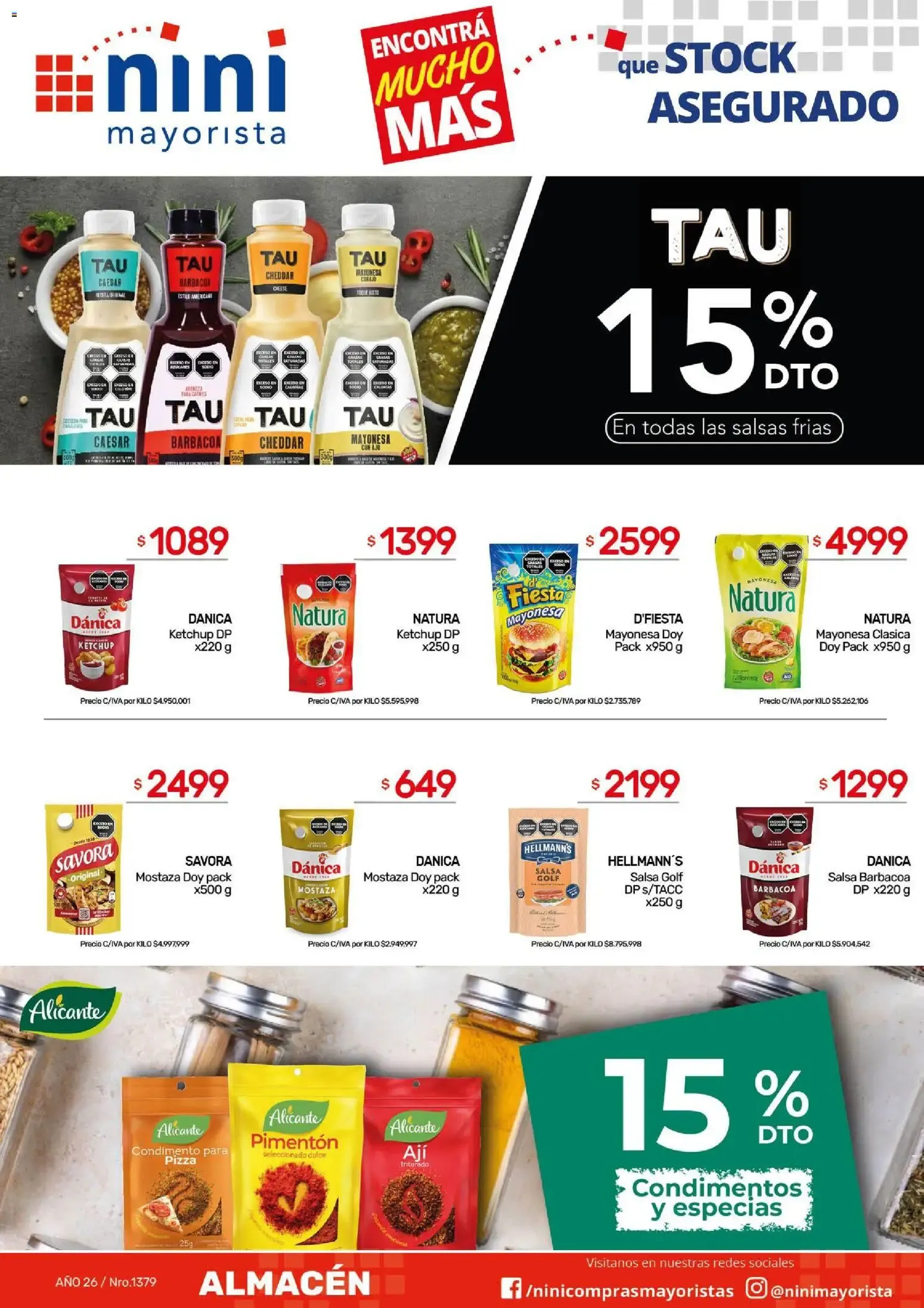 Ofertas de NINI Mayorista catálogo del 28/09/2026 - 04/10/2026 28 de septiembre al 4 de octubre 2026 - Página 25 del catálogo