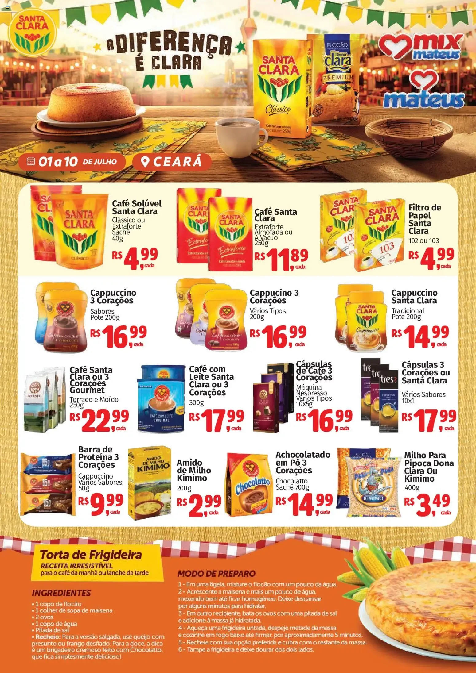 Mix Mateus: Ofertas Santa Clara y 3 Corações
