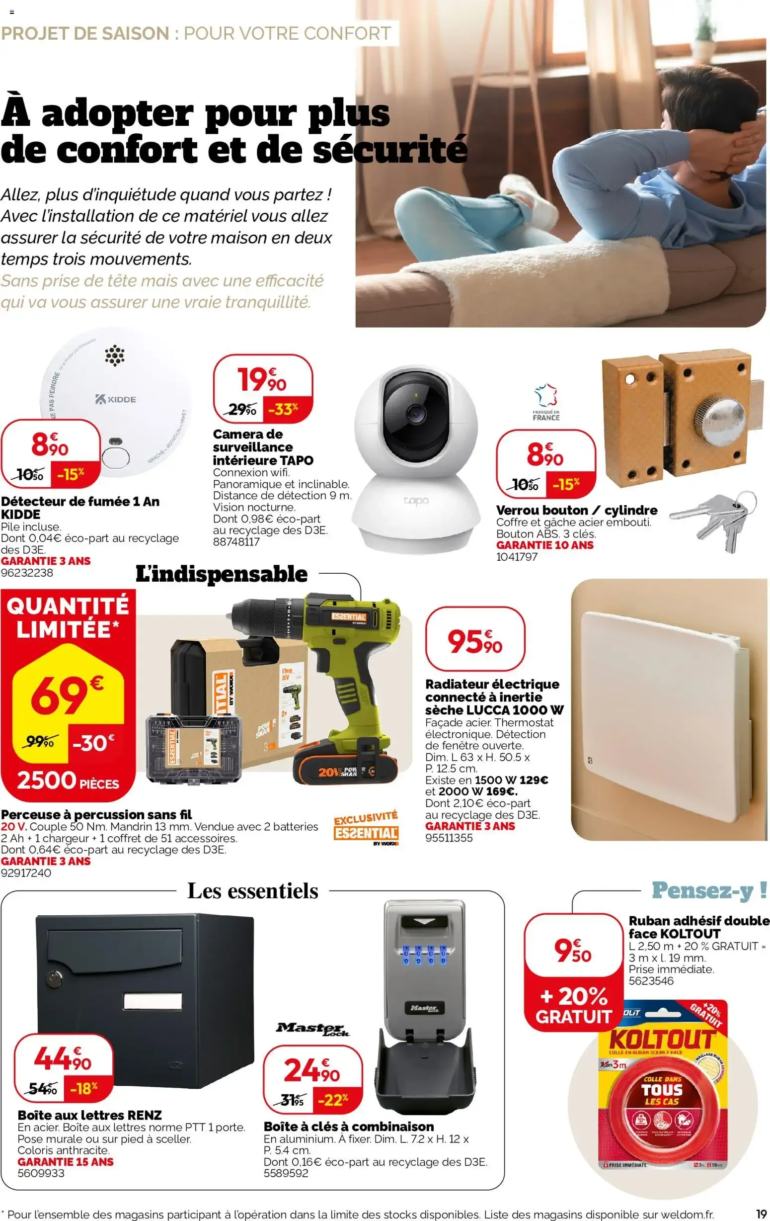 Weldom - Le festival des petits travaux du 24 juin au 21 juillet 2026 - Catalogue page 19