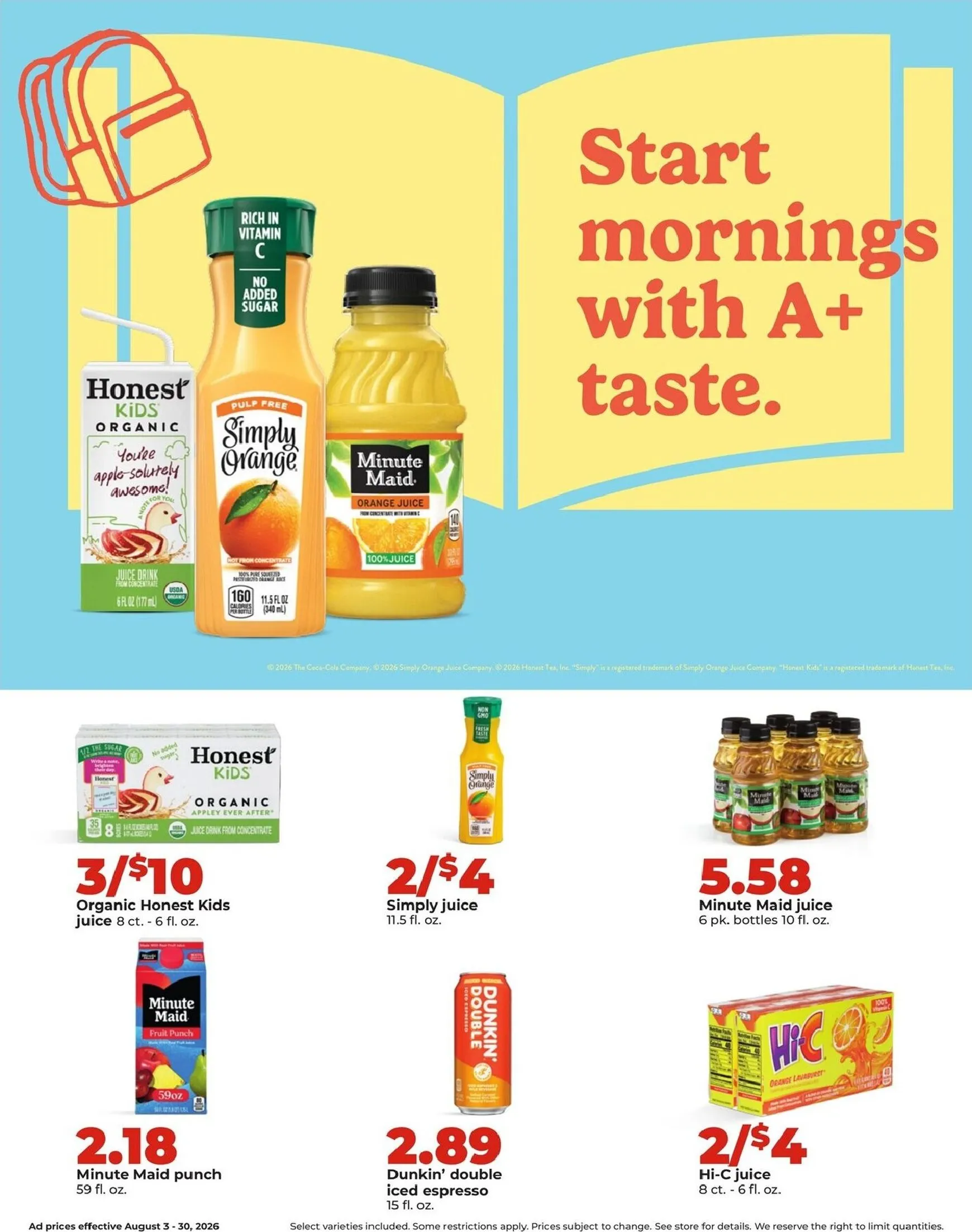 Weekly ad Current Hy Vee August leaflet valid from Monday 08/03/2026 to Sunday 08/30/2026 from August 3 to August 30 2026 - Page 4