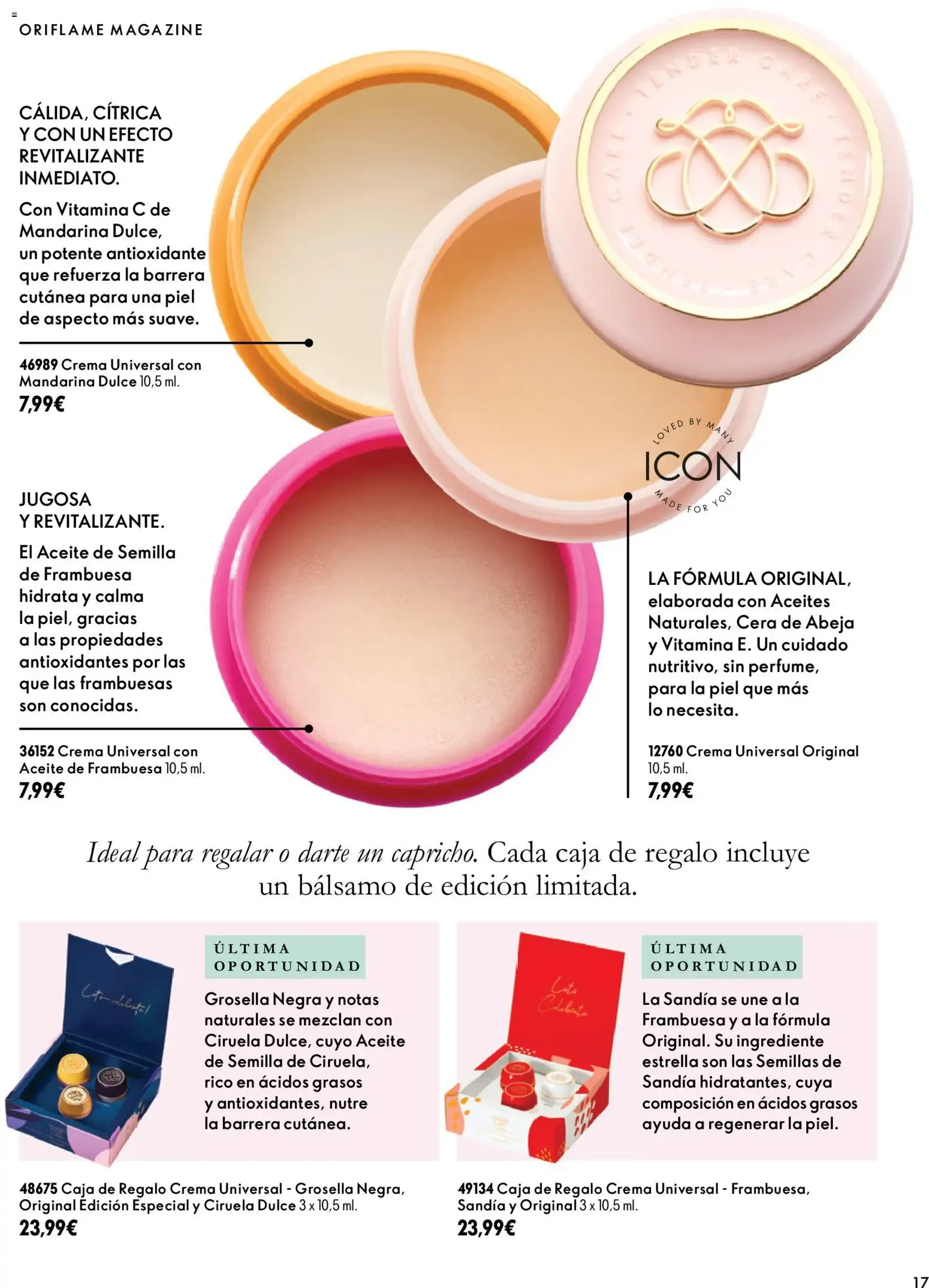 Catálogo de Oriflame - Catálogo Campaña 14 07/10/2026 - 17/11/2026 7 de octubre al 17 de noviembre 2026 - Página 17