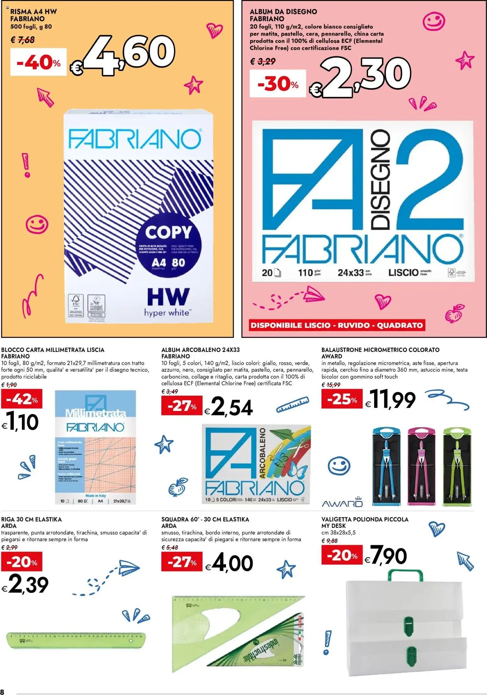 Nuovo bennet volantino Scuola dal 27/08/2026 > offerte anteprima 🛍️ da 27 agosto a 8 settembre di 2026 - Pagina del volantino 8