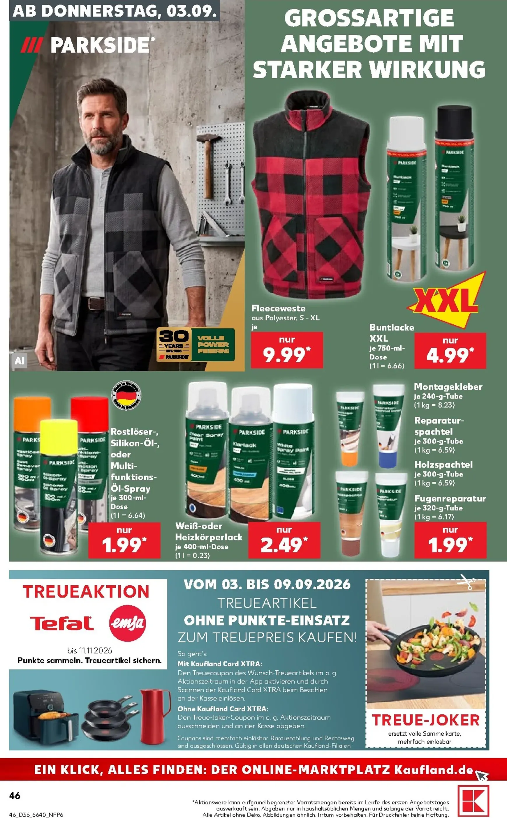 Neuer Kaufland Prospekt – von Donnerstag 03.09.2026 bis Mittwoch 09.09.2026 von 3. September bis 9. September 2026 - Prospekt seite 47