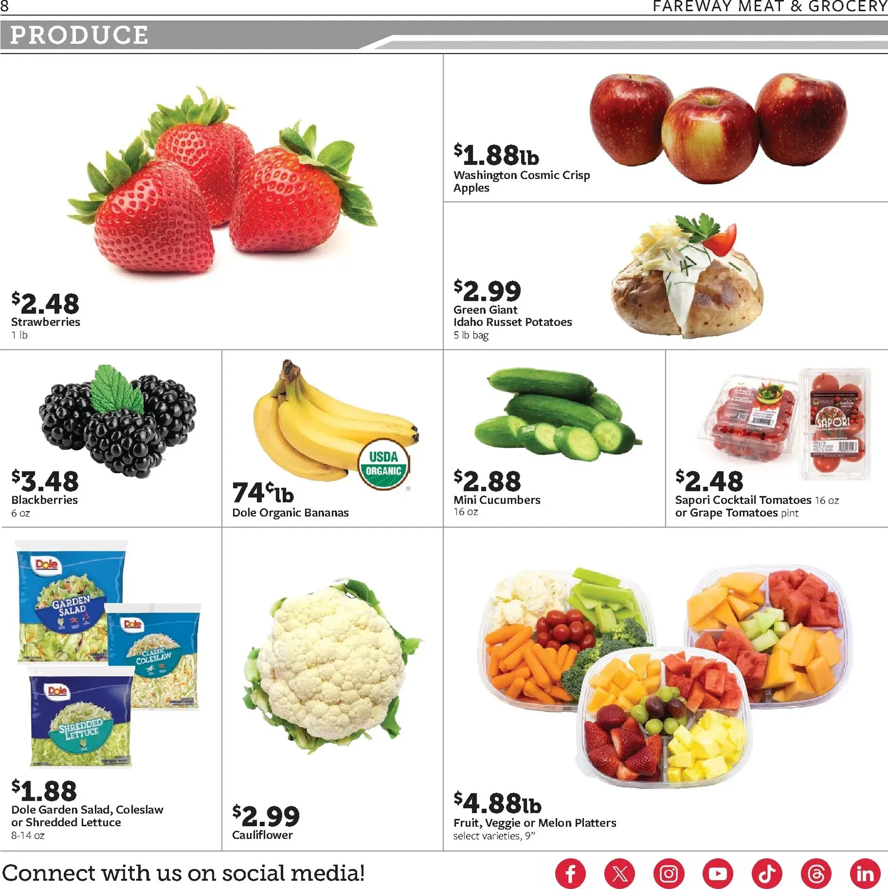 Weekly ad Current Fareway leaflet valid from Monday 07/06/2026 to Saturday 07/11/2026 from July 6 to July 11 2026 - Page 8