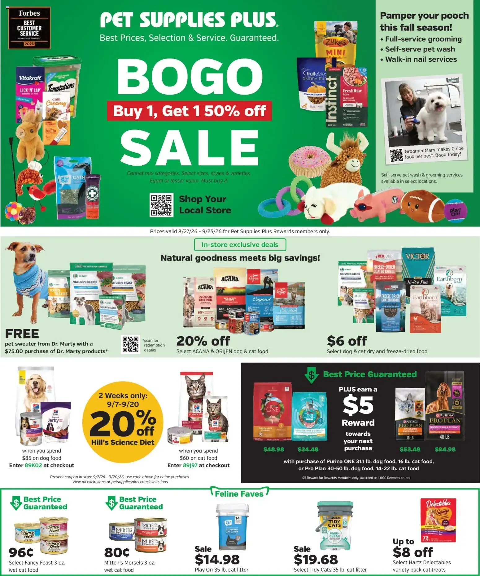 Pet Supplies Plus Weekly Ad from 08/27/2026 - Flyer