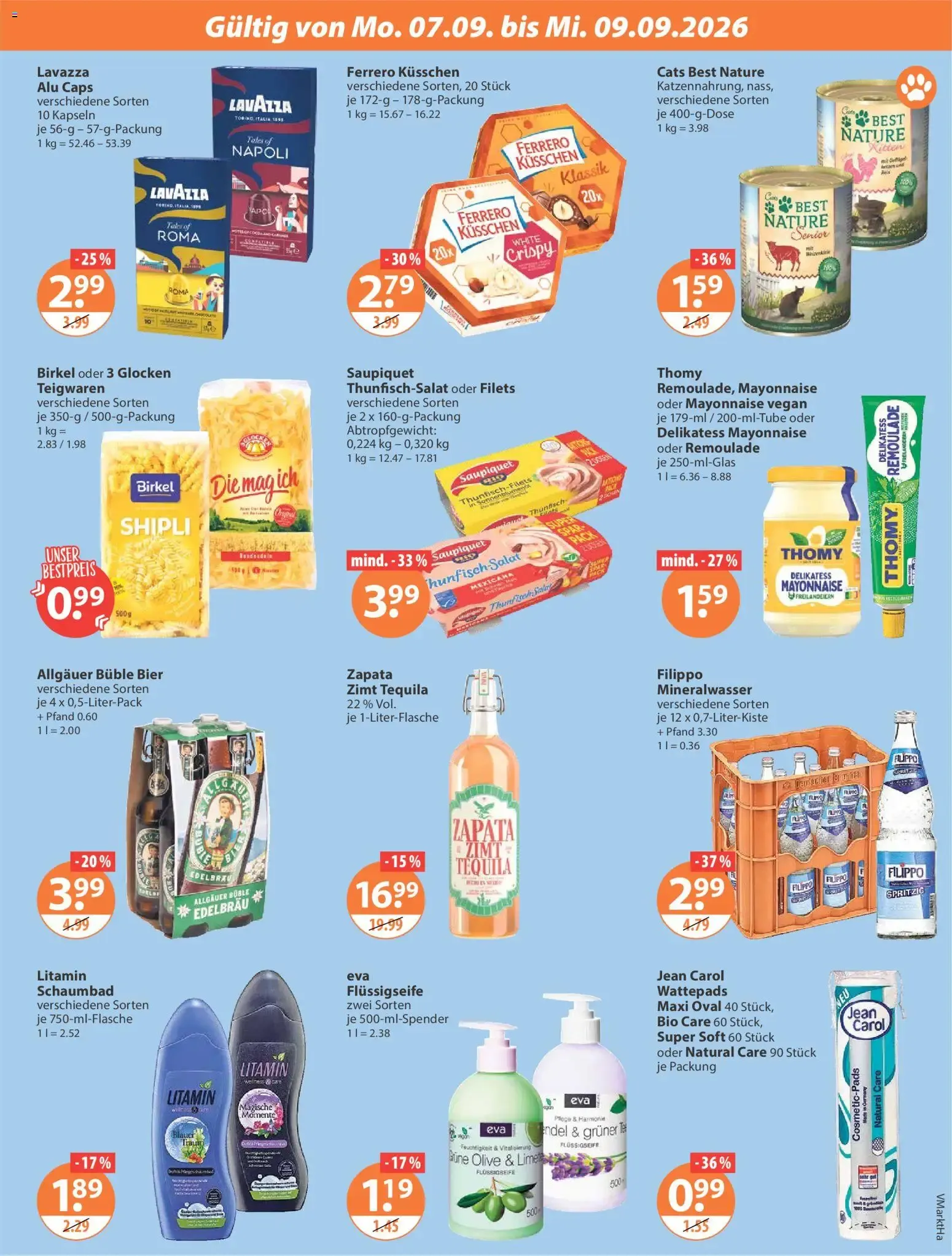 Angebote V-Markt Angebote (ab 03.09.2026) von 3. September bis 9. September 2026 - Prospekt seite 25