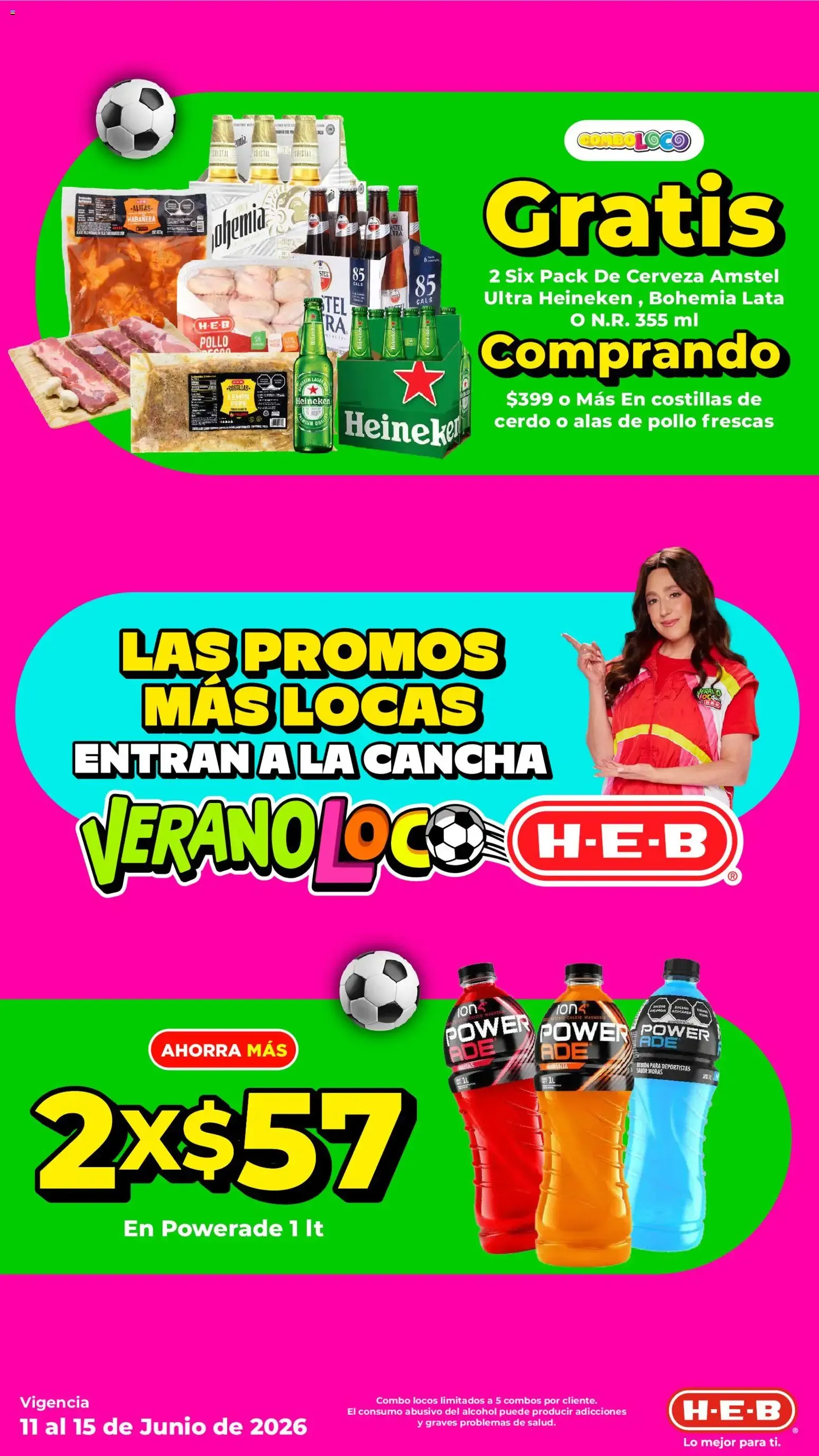 Catálogo de H-E-B folleto Verano loco (11/06/2026 - 15/06/2026) - catálogo en línea 11 de junio al 15 de junio 2026 - Pagina 4