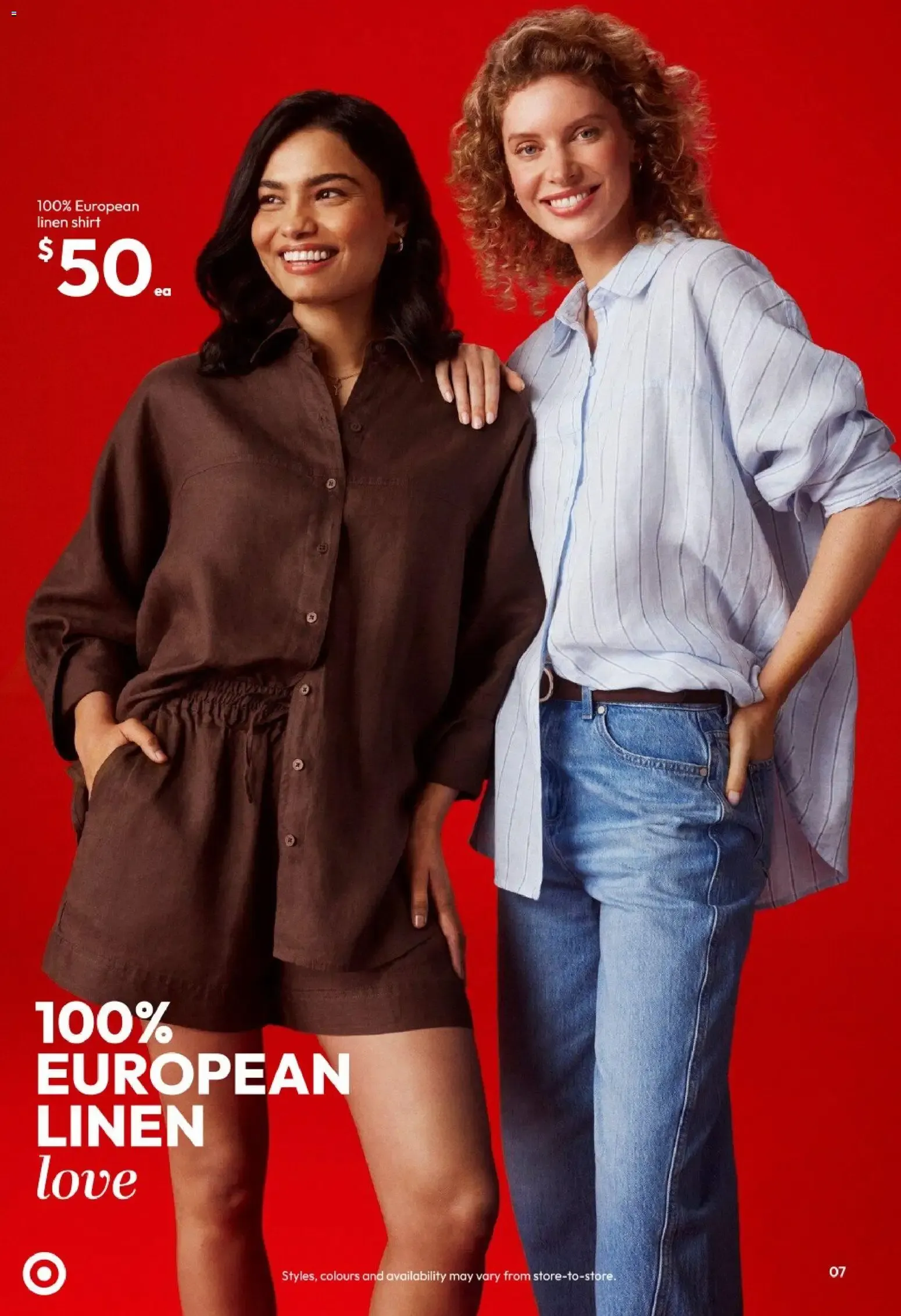 Target: Colección 'feel the LOVE' de camisas de lino - Catalogue valid from 31 August to 30 September 2026 - page 7