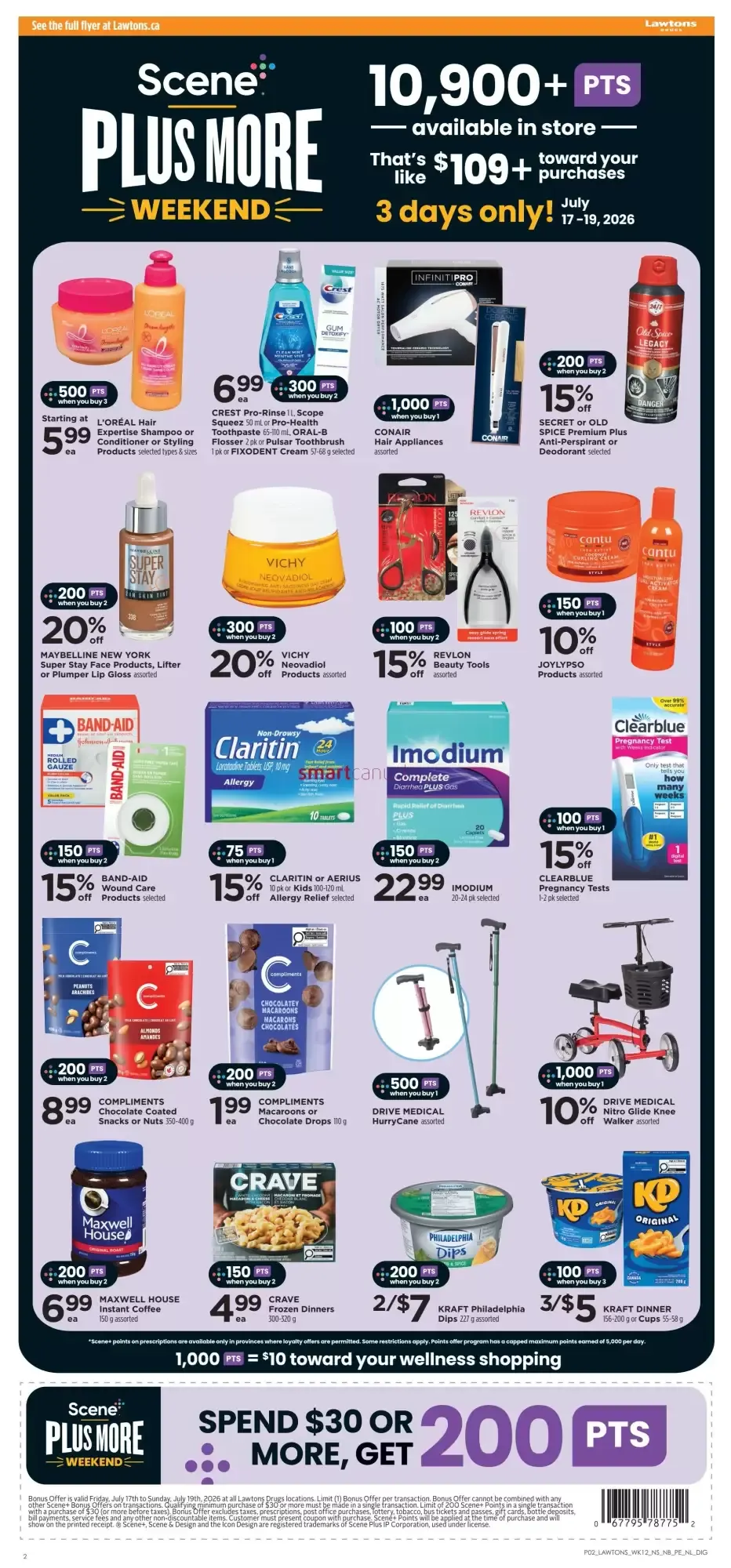 Lawtons Drugs flyer week 29 from July 17 to July 23 2026 - flyer page 3