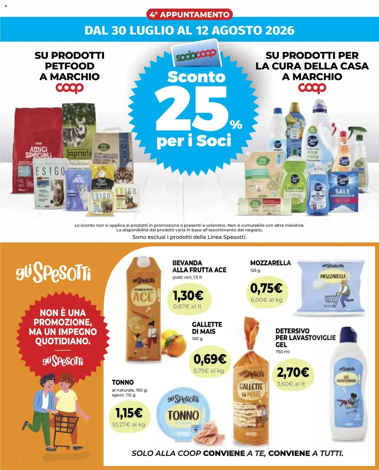 Anteprima volantino Ipercoop dal 30/07/2026 - nuovo offerte da 30 luglio a 12 agosto di 2026 - Pagina del volantino 4