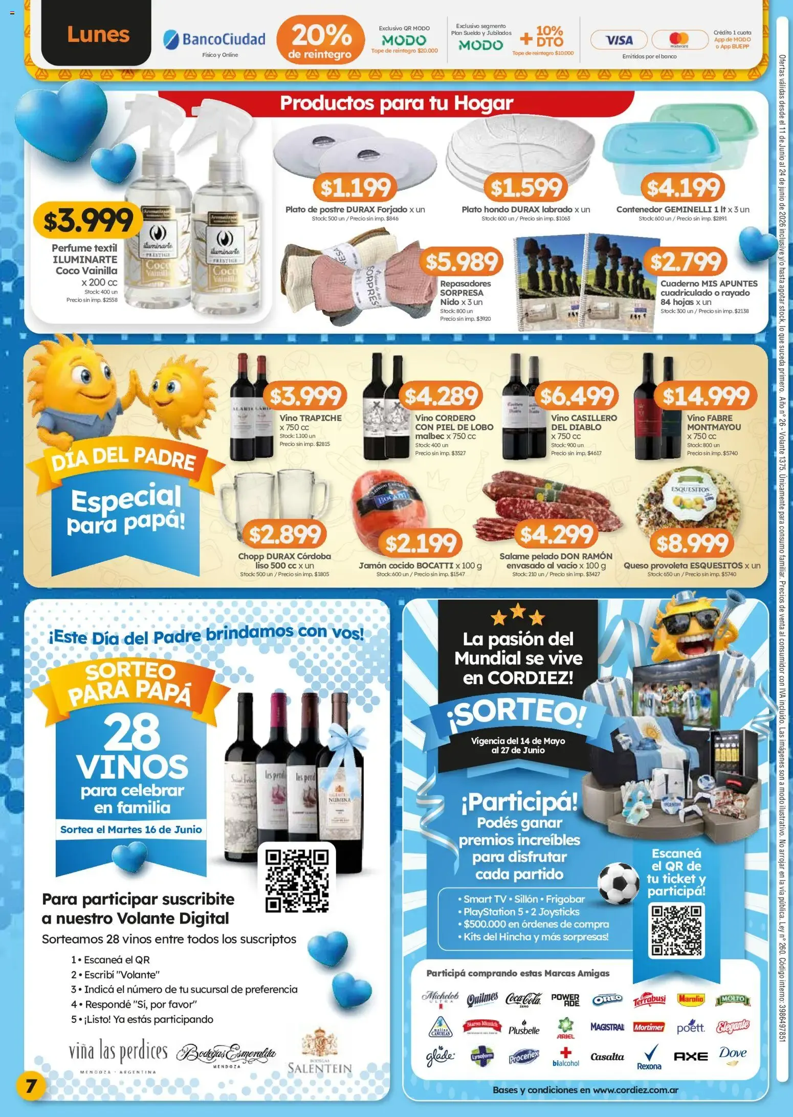 Ofertas de Cordiez ofertas || del 11/06/2026 - 24/06/2026 || Catálogo 11 de junio al 24 de junio 2026 - Página 7 del catálogo