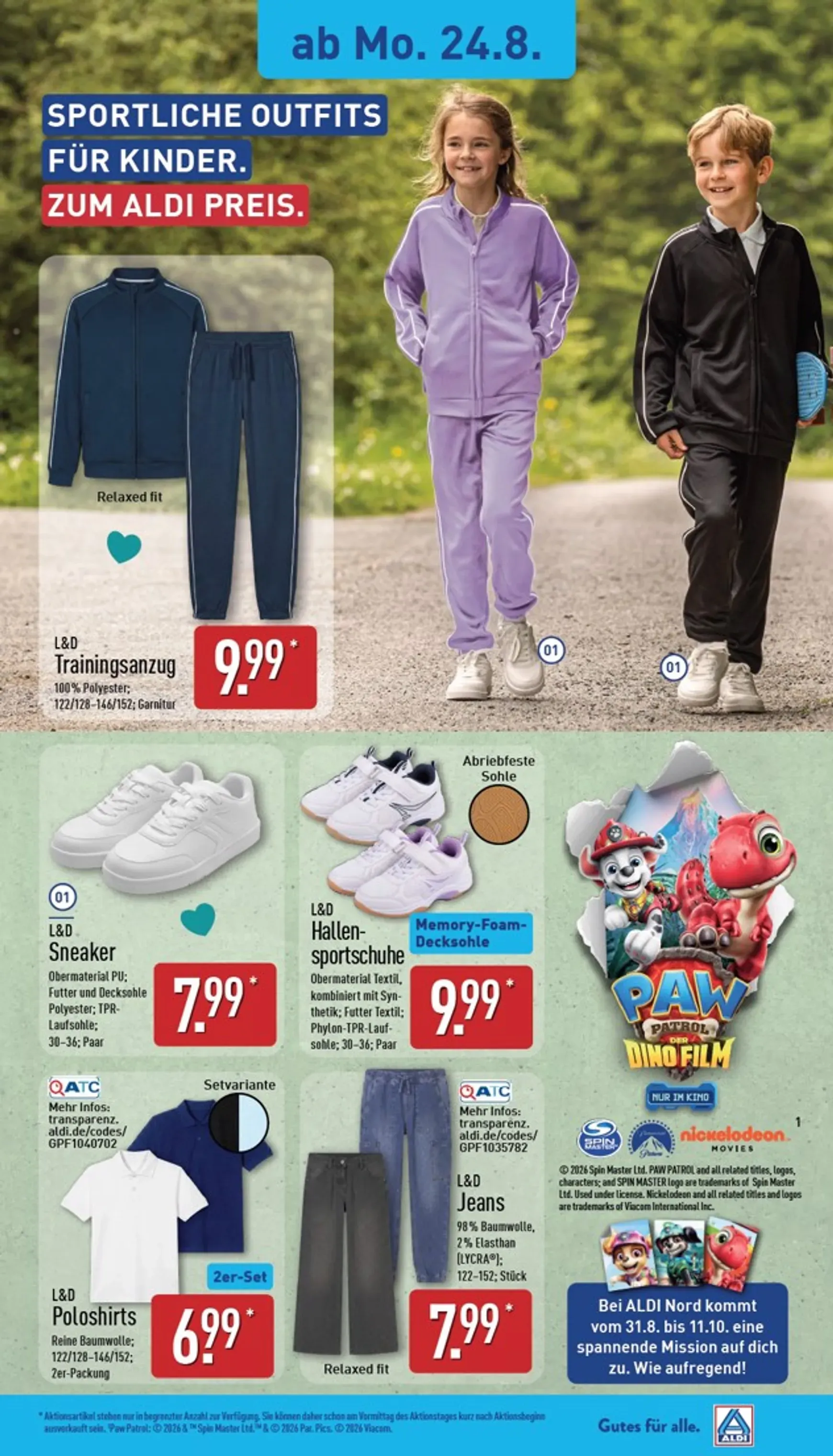 ALDI NORD Prospekt – von Montag 24.08.2026 bis Samstag 29.08.2026 von 24. August bis 29. August 2026 - Prospekt seite 19