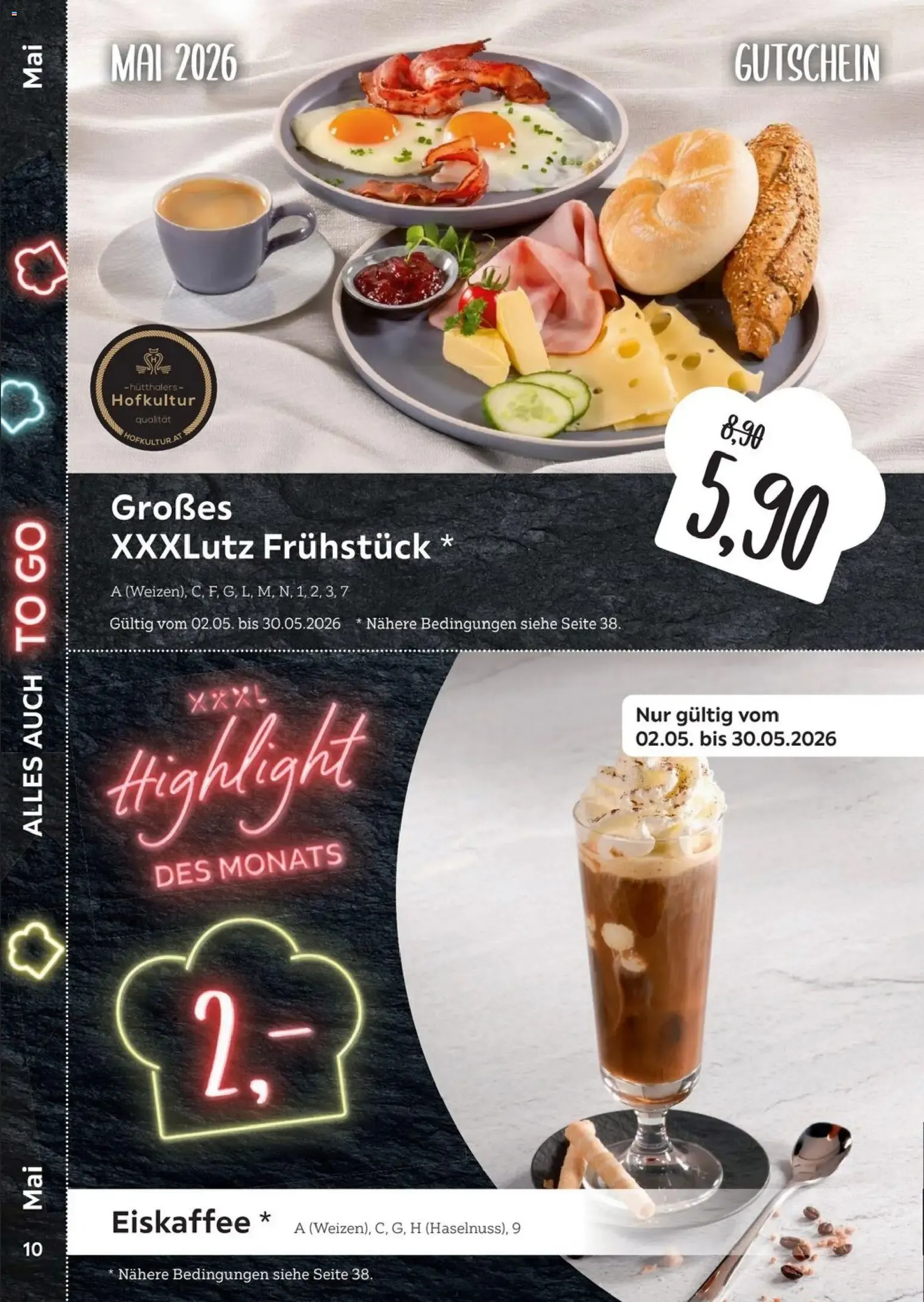 XXXL Lutz Restaurantgutscheine (ab 01.02.2026) zum Blättern von 1. Februar bis 31. Juli 2026 - Prospekt seite 10