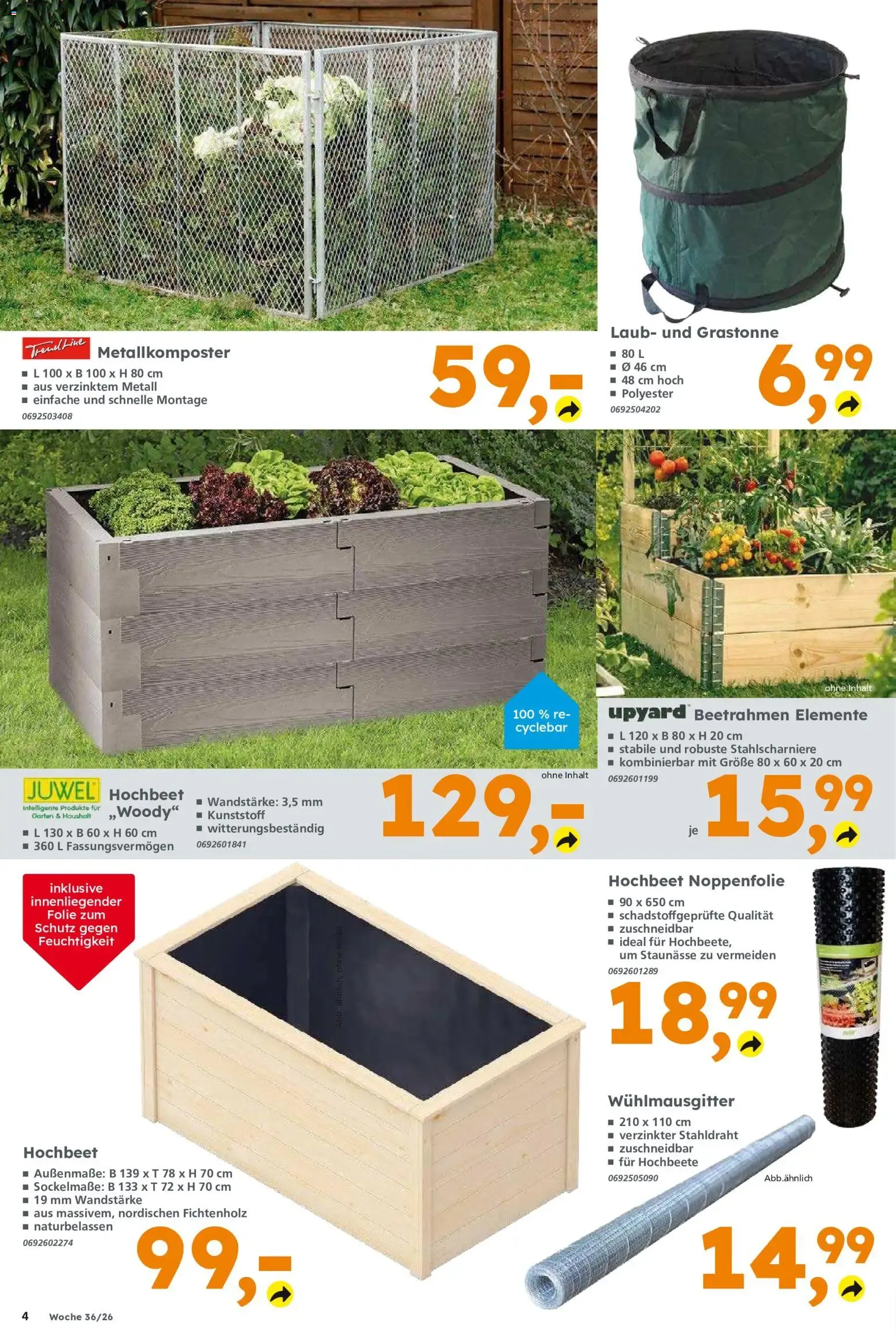 Globus Baumarkt - Aktionswoche 36/26 von 31. August bis 5. September 2026 - Prospekt seite 4