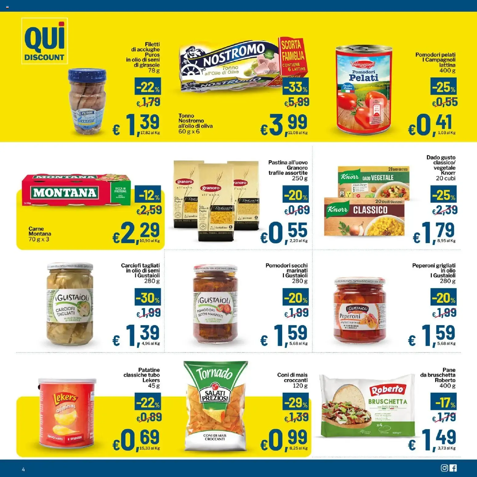 Qui Discount volantino dal 06/10/2026 - online Offerte da 6 ottobre a 18 ottobre di 2026 - Pagina del volantino 4