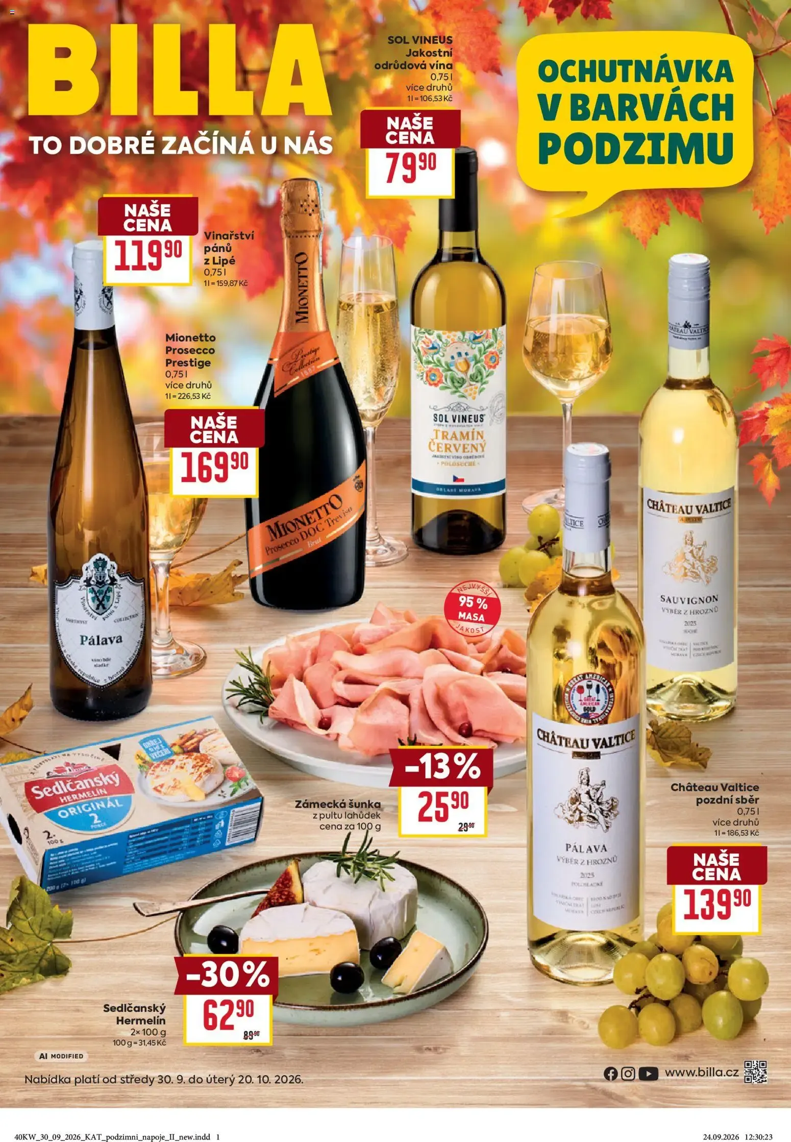 BILLA: Degustación en Colores de Otoño - 30. září 20. října 2026 - Page 1