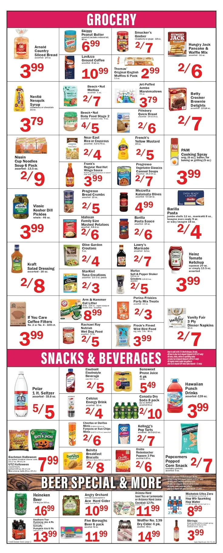 Weekly ad Food Bazaar Supermarket from October 15 to October 21 2026 - Page 2