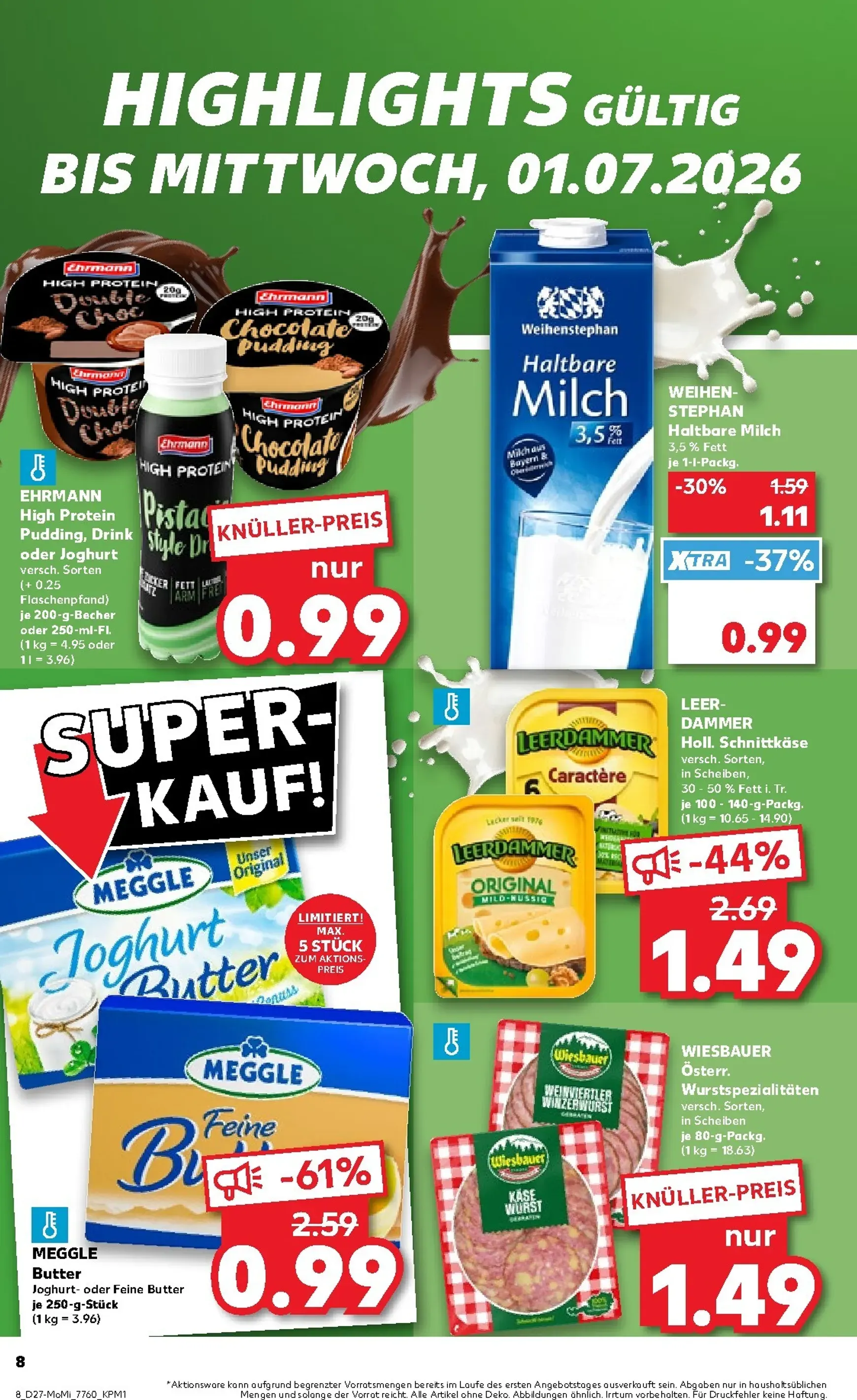 Kaufland - Angebote ab Montag Prospekt nächste Woche – von Montag 29.06.2026 bis Mittwoch 01.07.2026 von 29. Juni bis 1. Juli 2026 - Prospekt seite 8