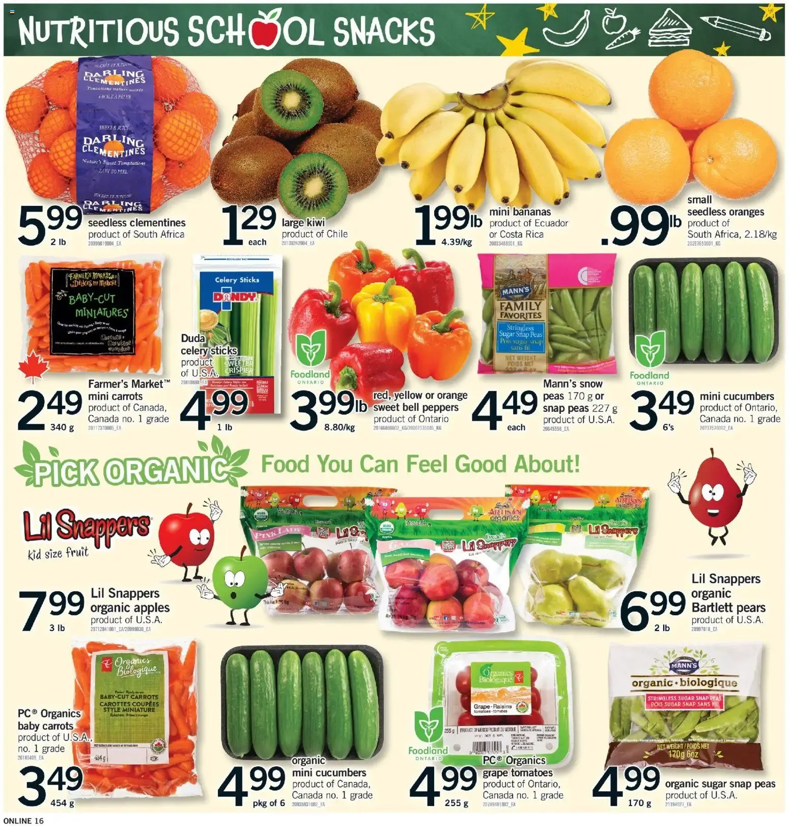 Fortinos weekly flyer / circulaire from Sep 3, 2026 > weekly specials & deals from September 3 to September 9 2026 - flyer page 16