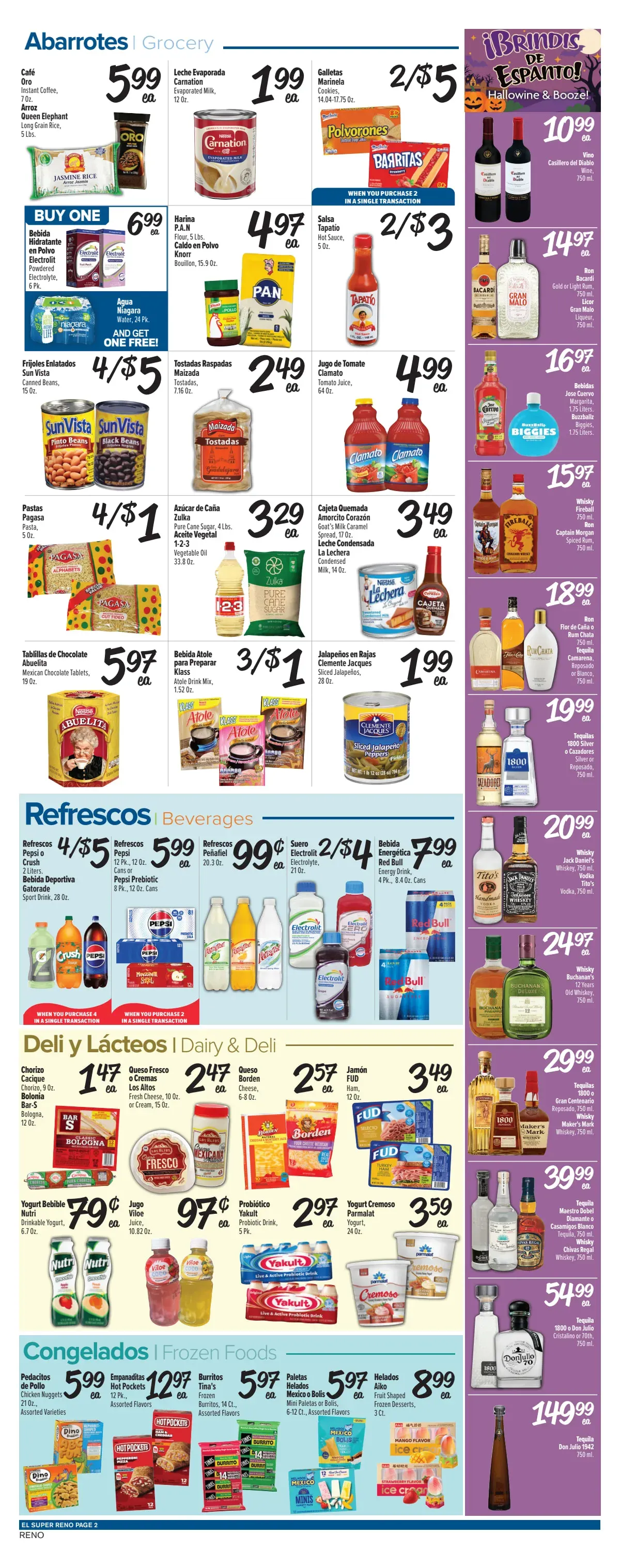 Weekly promotion Current El Super - Reno leaflet valid from Wednesday 10/21/2026 to Tuesday 10/27/2026 spanning from October 21 to October 27 2026 - Page 2 for Catalogue 365