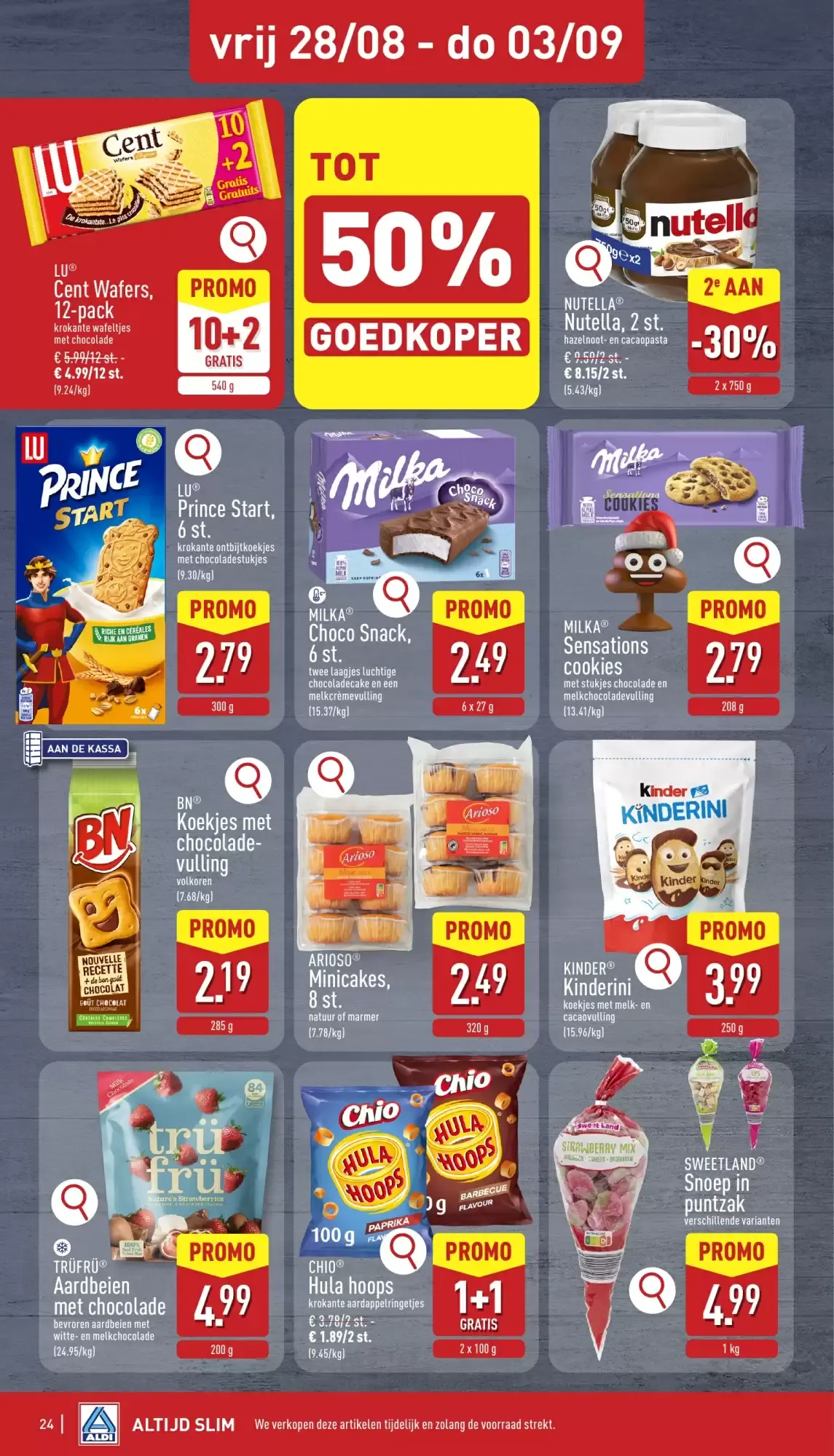ALDI Folder van ma 24/08 t.e.m. zat 29/08 van 24 augustus tot 29 augustus 2026 - folder pagina 24
