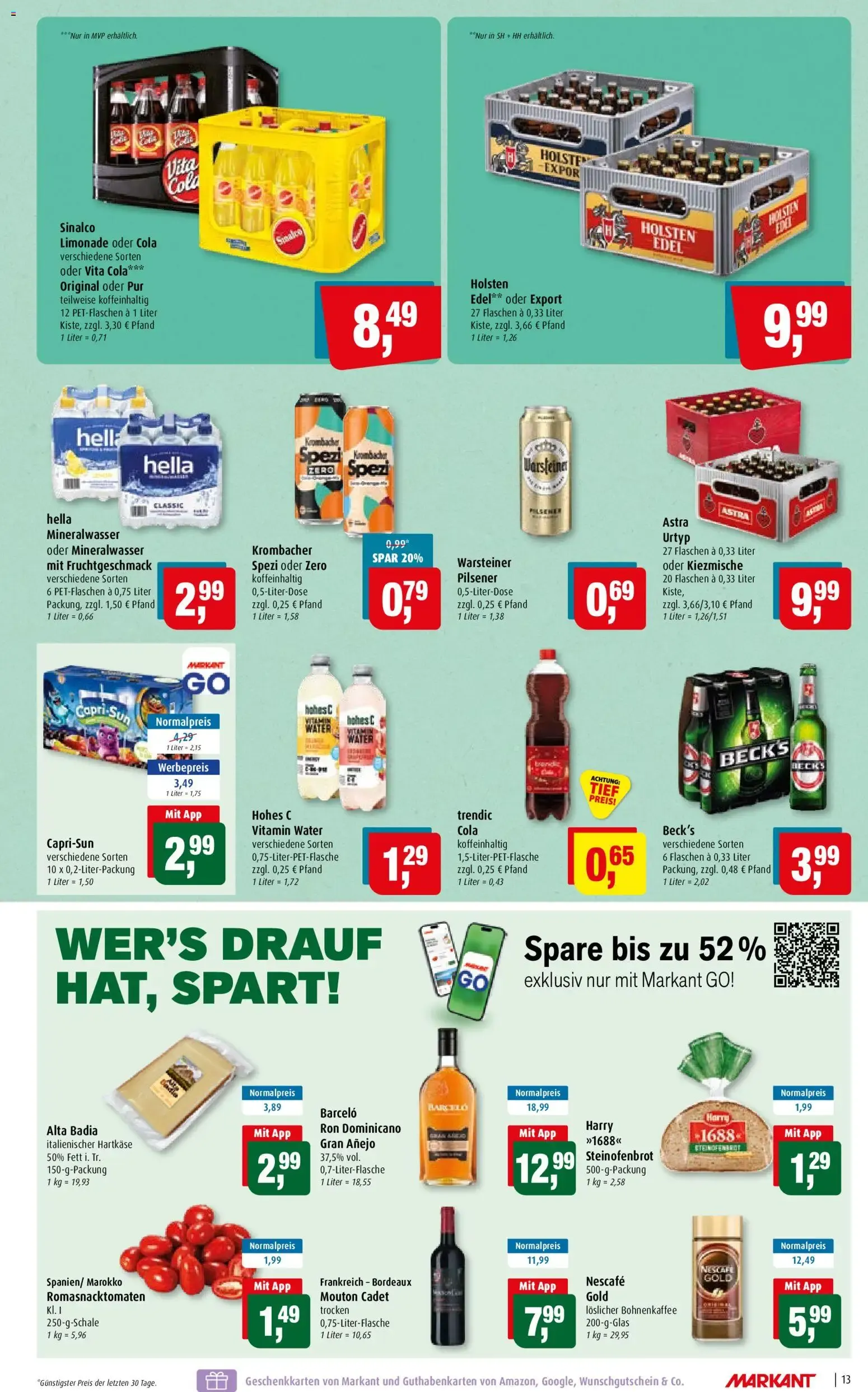 Markant Prospekt (ab 07.09.2026) zum Blättern von 7. September bis 12. September 2026 - Prospekt seite 13