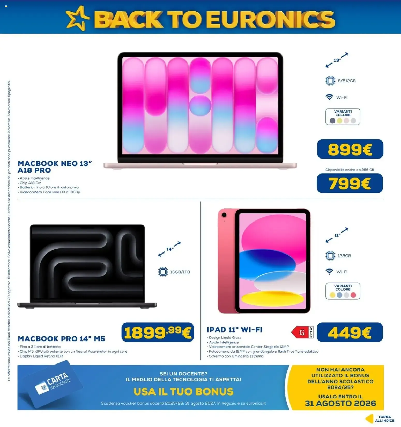 BACK TO EURONICS da 20 agosto a 9 settembre di 2026 - Pagina del volantino 2