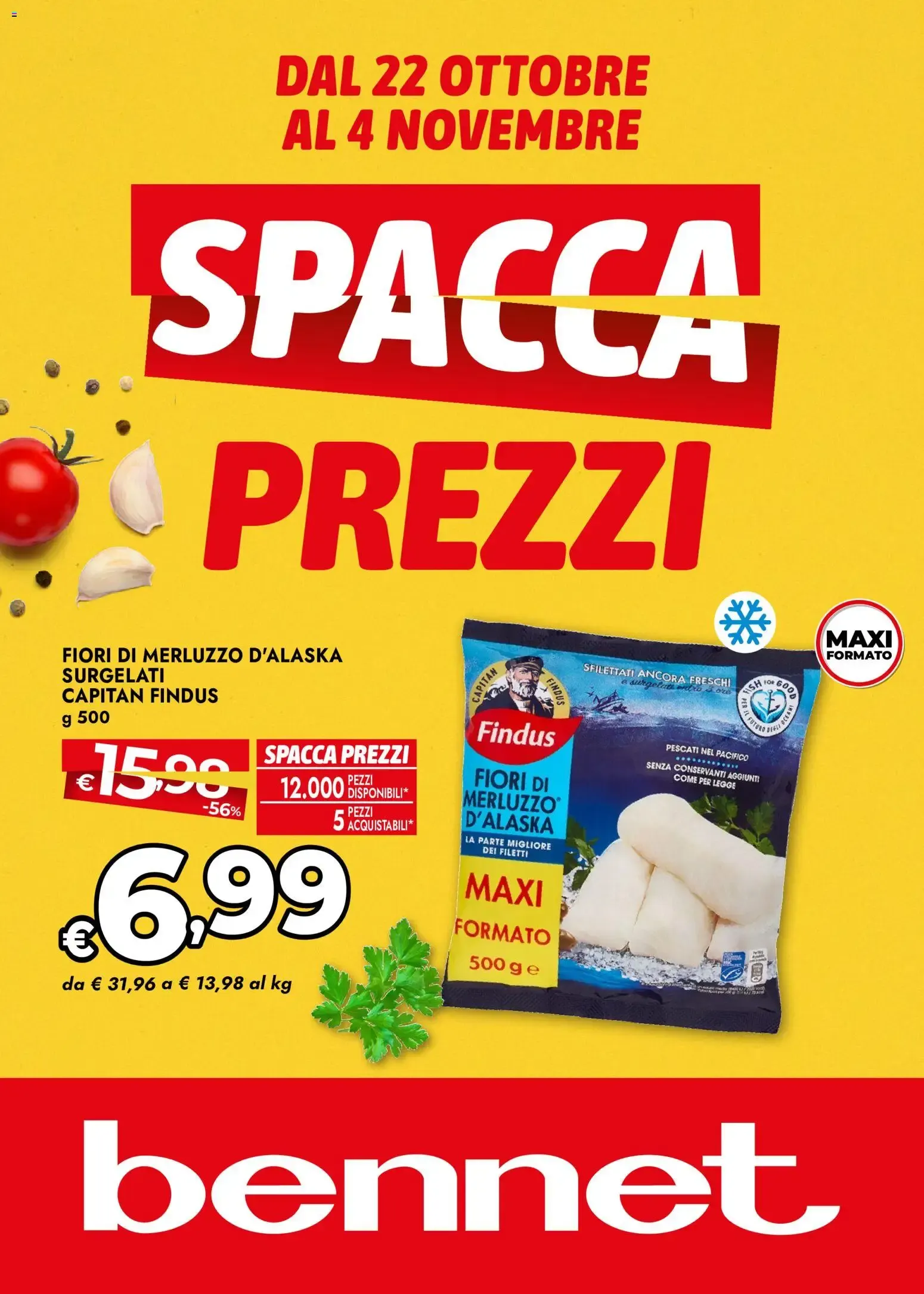 Bennet Spacca Prezzi da 22 ottobre a 4 novembre di 2026 - Pagina del volantino 1